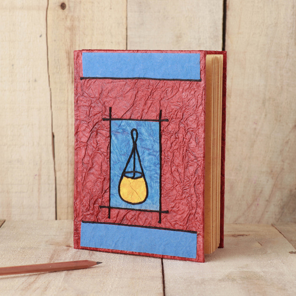 KHUSHBASH - HAPPY LOOM OF EAST Bengal Handmade Paper Notebook (7.5 x 5 in)