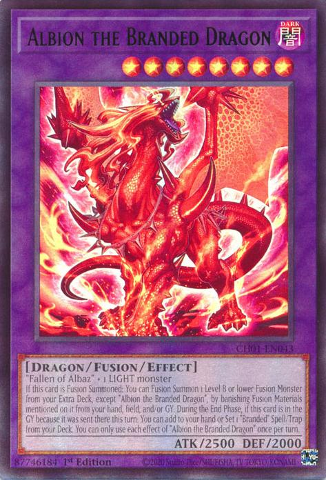 Yu-Gi-Oh! Albion the Branded Dragon - CH01-EN043 - Ultra Rare - 1st Edition