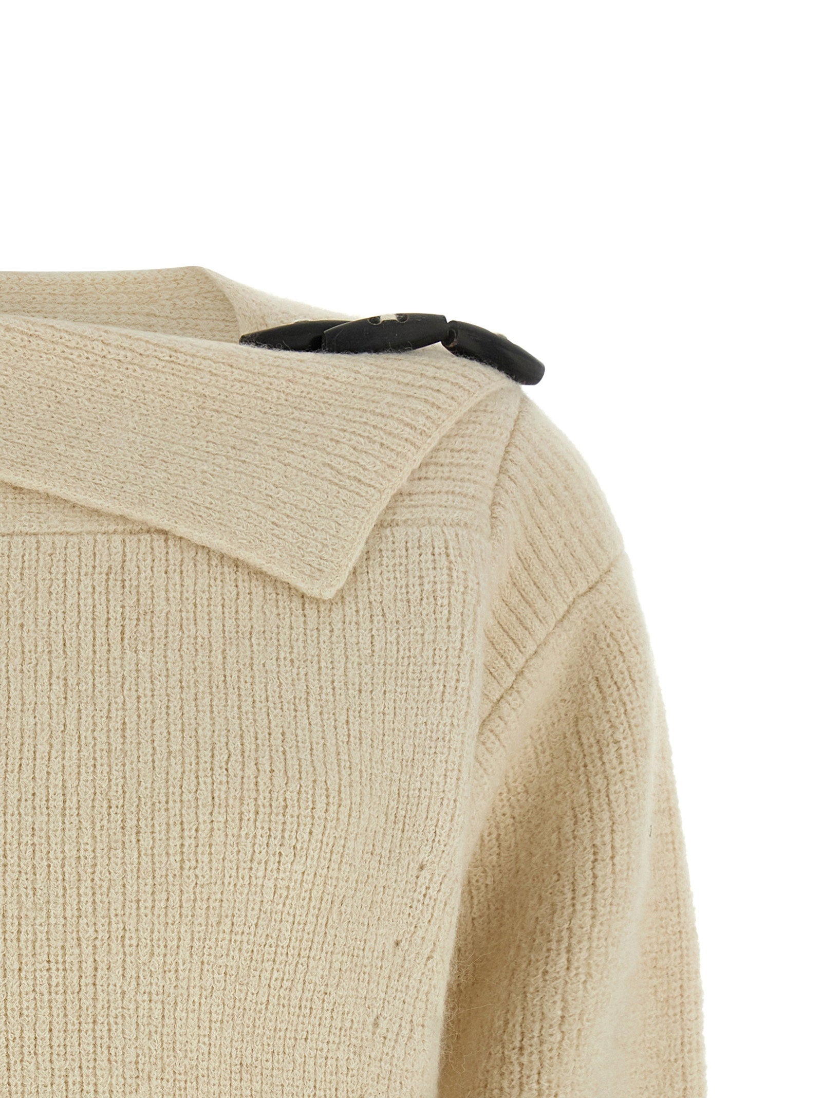 Isabel Marant Thais Sweater With Alamari – 95% alpaca 5% polyamide - view 3