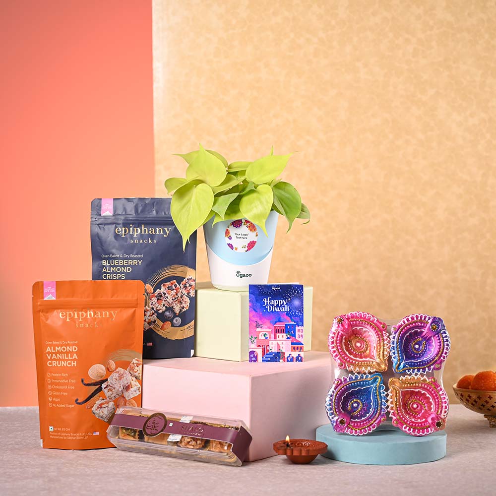 Ugaoo Philodendron Oxycardium & Epiphany Diwali Gift Hamper