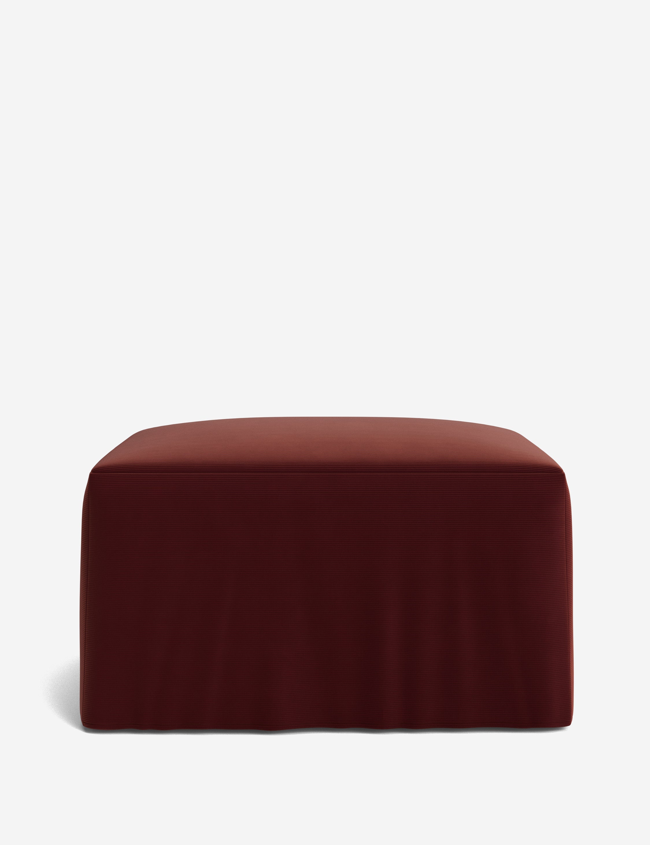 Lulu and Georgia Portola Slipcover Ottoman - view 196
