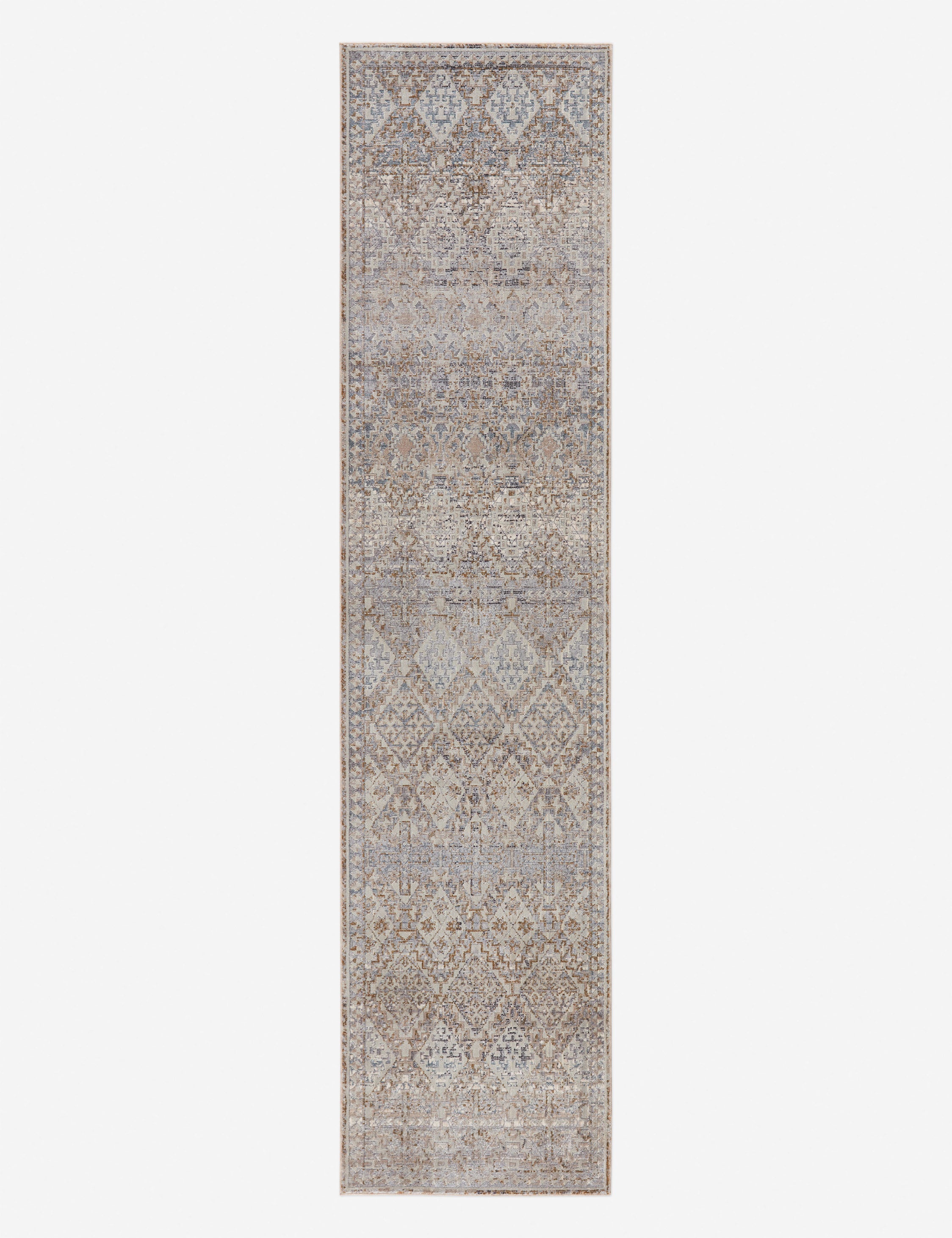 Lulu and Georgia Iman Rug – Gray and Blue - view 2