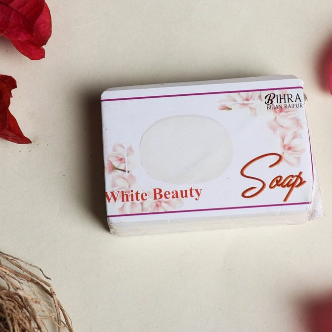 ITOKRI CRAFTS INITIATIVE Bihra Handmade Natural White Beauty Soap (100gm) - view 3