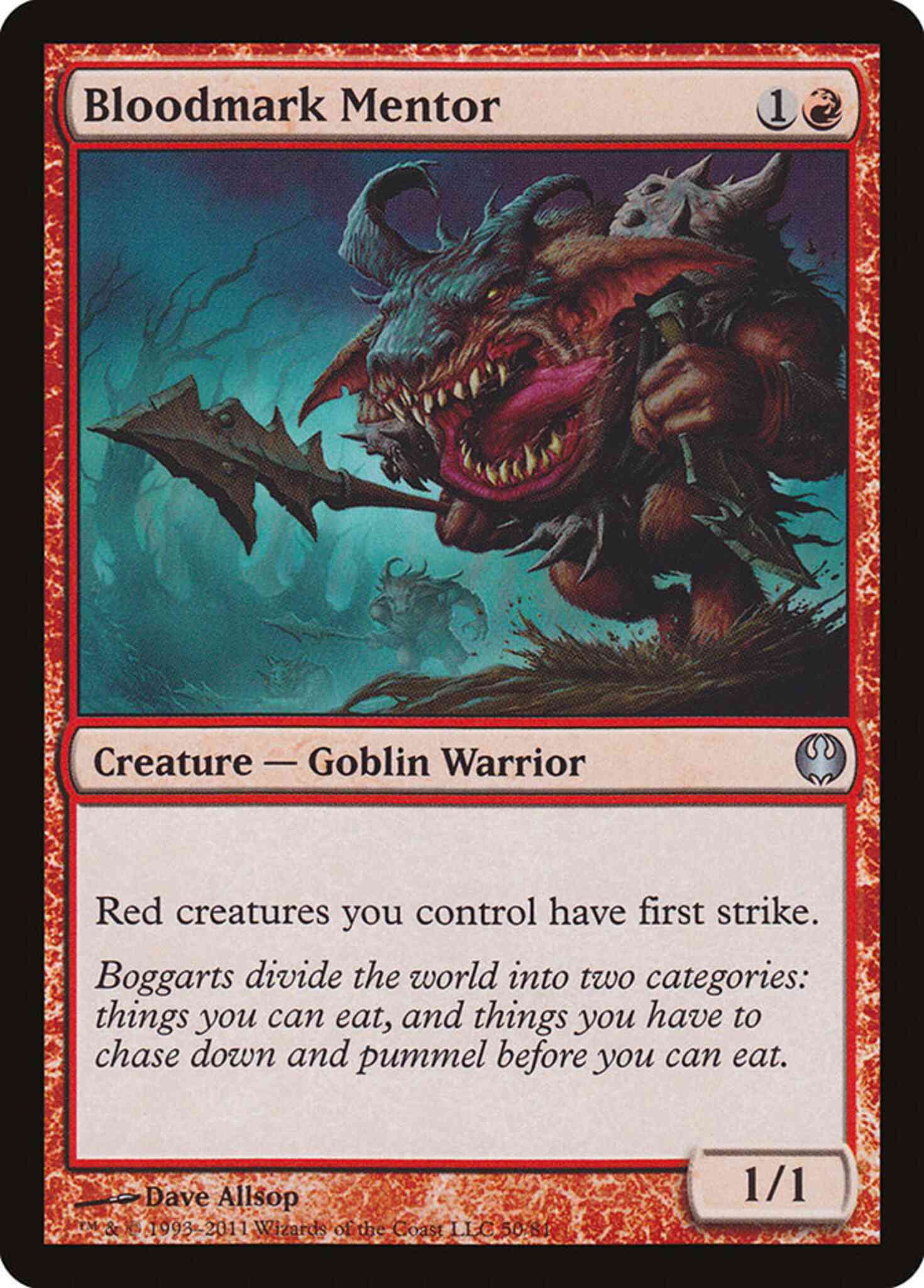 Bloodmark mentor 50 – Magic Bloodmark Mentor [50] [Duel Decks: Knights vs. Dragons] [Non-Foil]