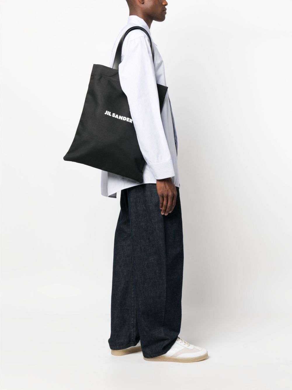 Jil Sander logo-print tote bag - view 4
