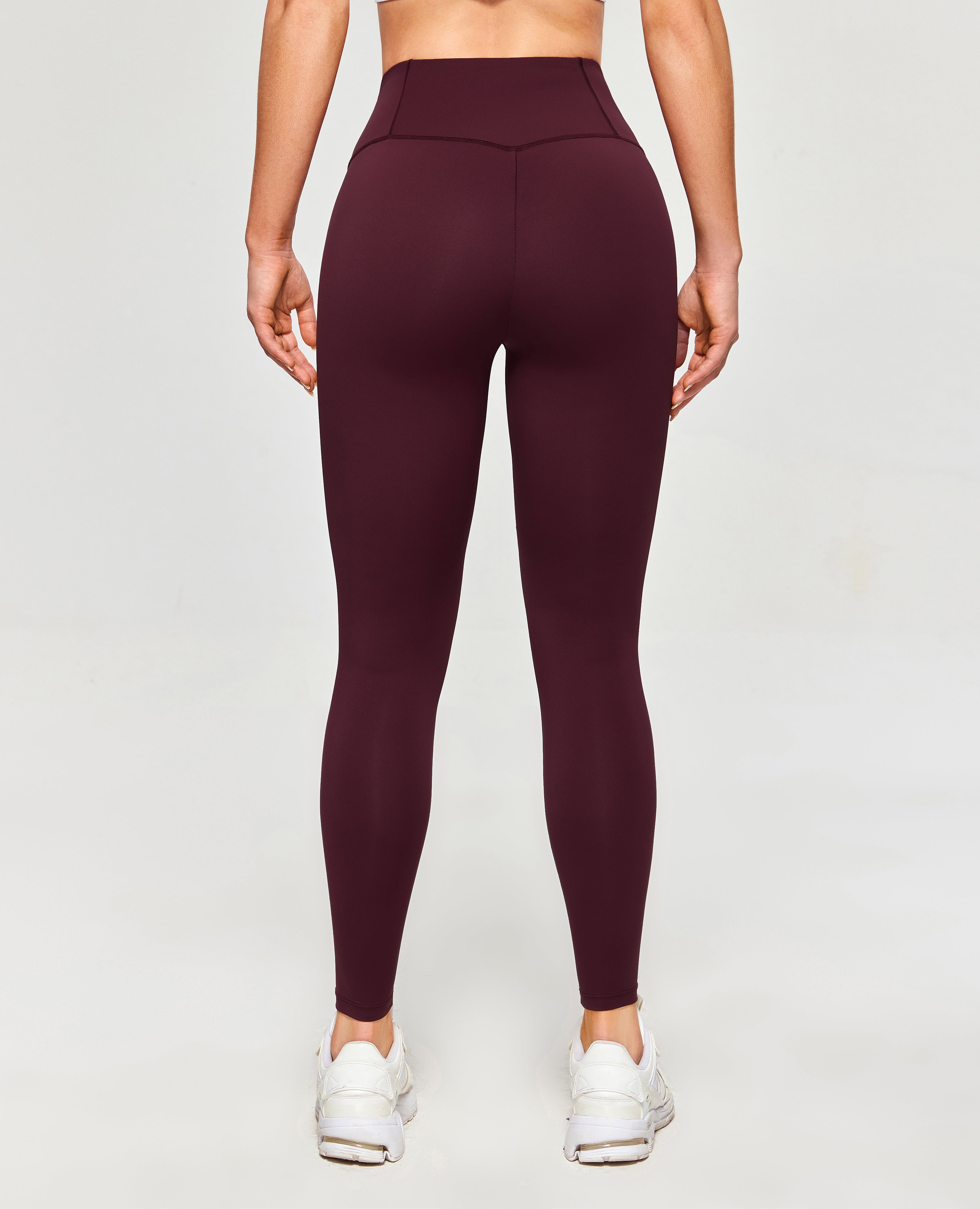 FIRM ABS Firmabs High Waist Compression Leggings - Dark wine red - view 3