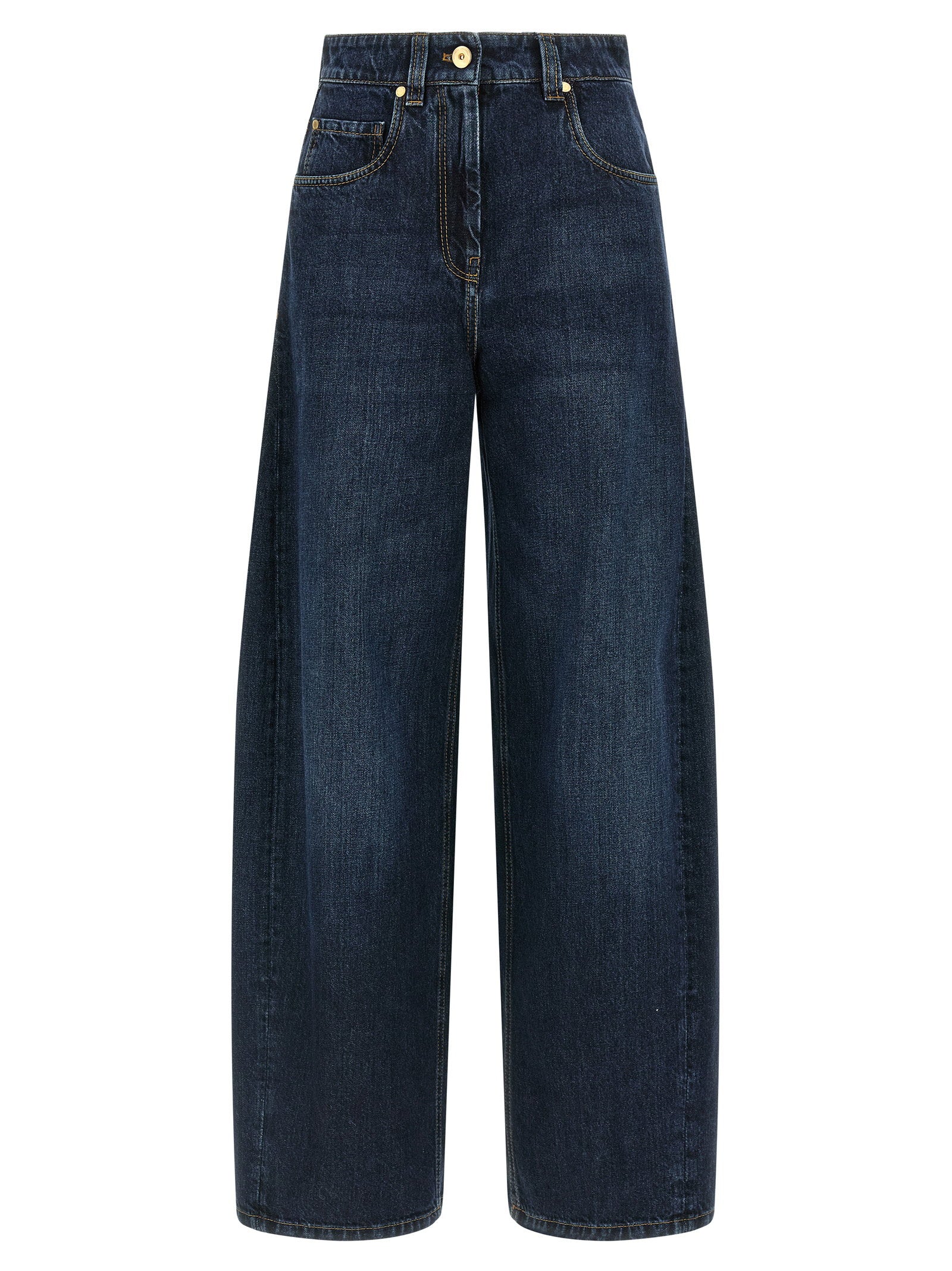 Brunello Cucinelli Wide Barrel Full Lenght Jeans