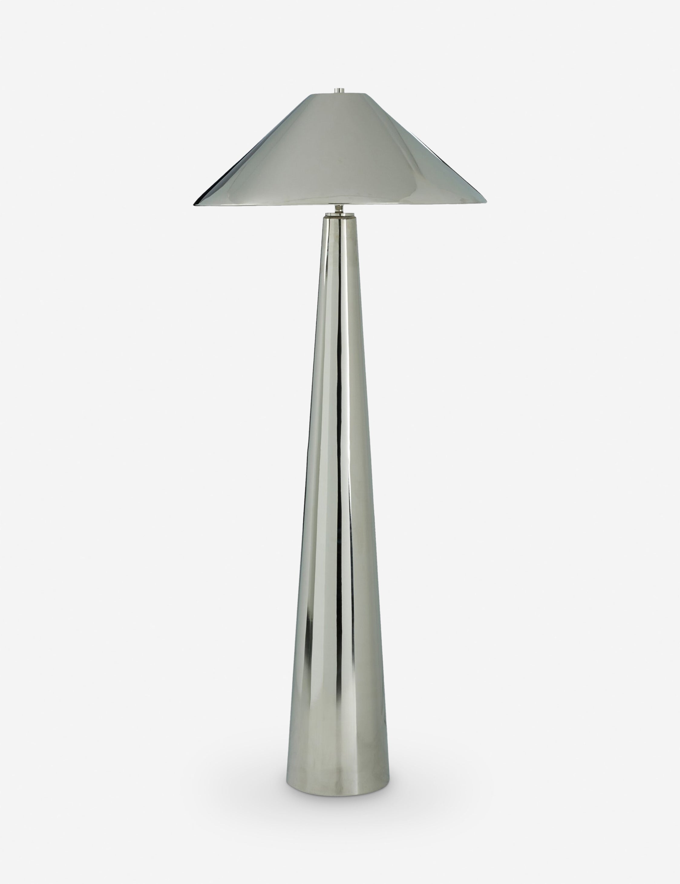 Lulu and Georgia Palesa Floor Lamp – Polished Nickel