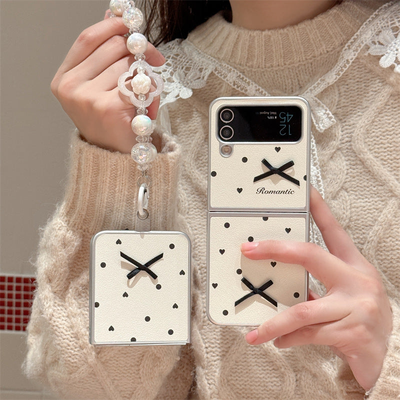 Peeperly Romantic Polka Dot Case with Charm - Samsung