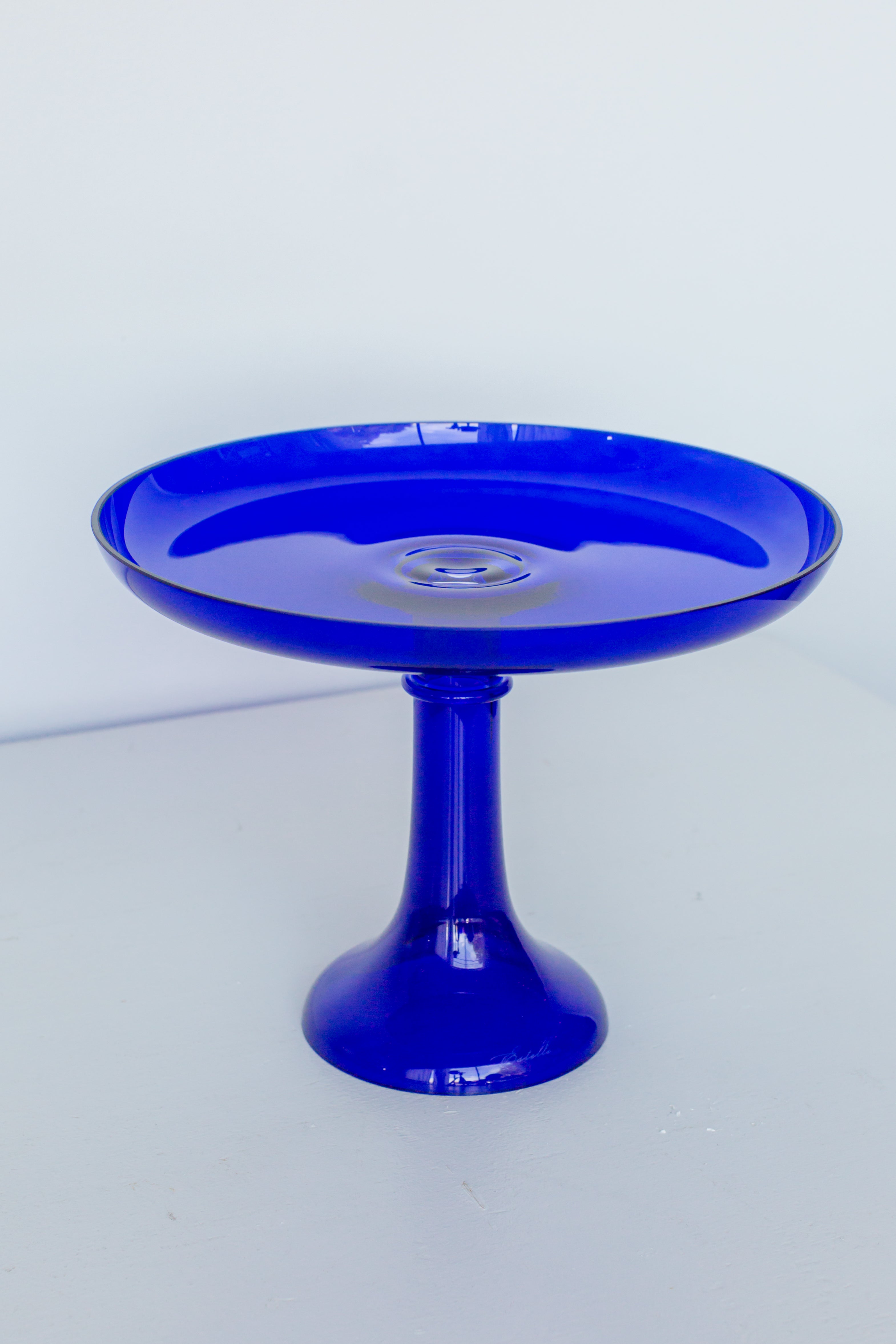 Estelle Colored Glass Estelle Cake Stand {Royal Blue} - view 2
