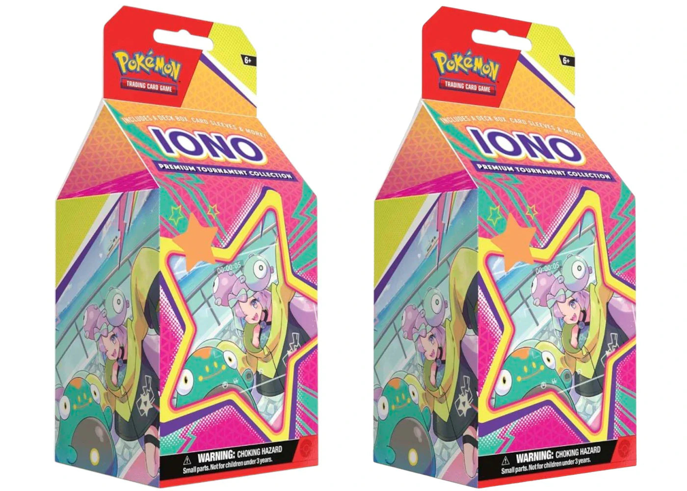 Scarlet violet destined – 2025 Pokémon Scarlet & Violet Destined Rivals Iono Premium Tournament Collection 2x Lot