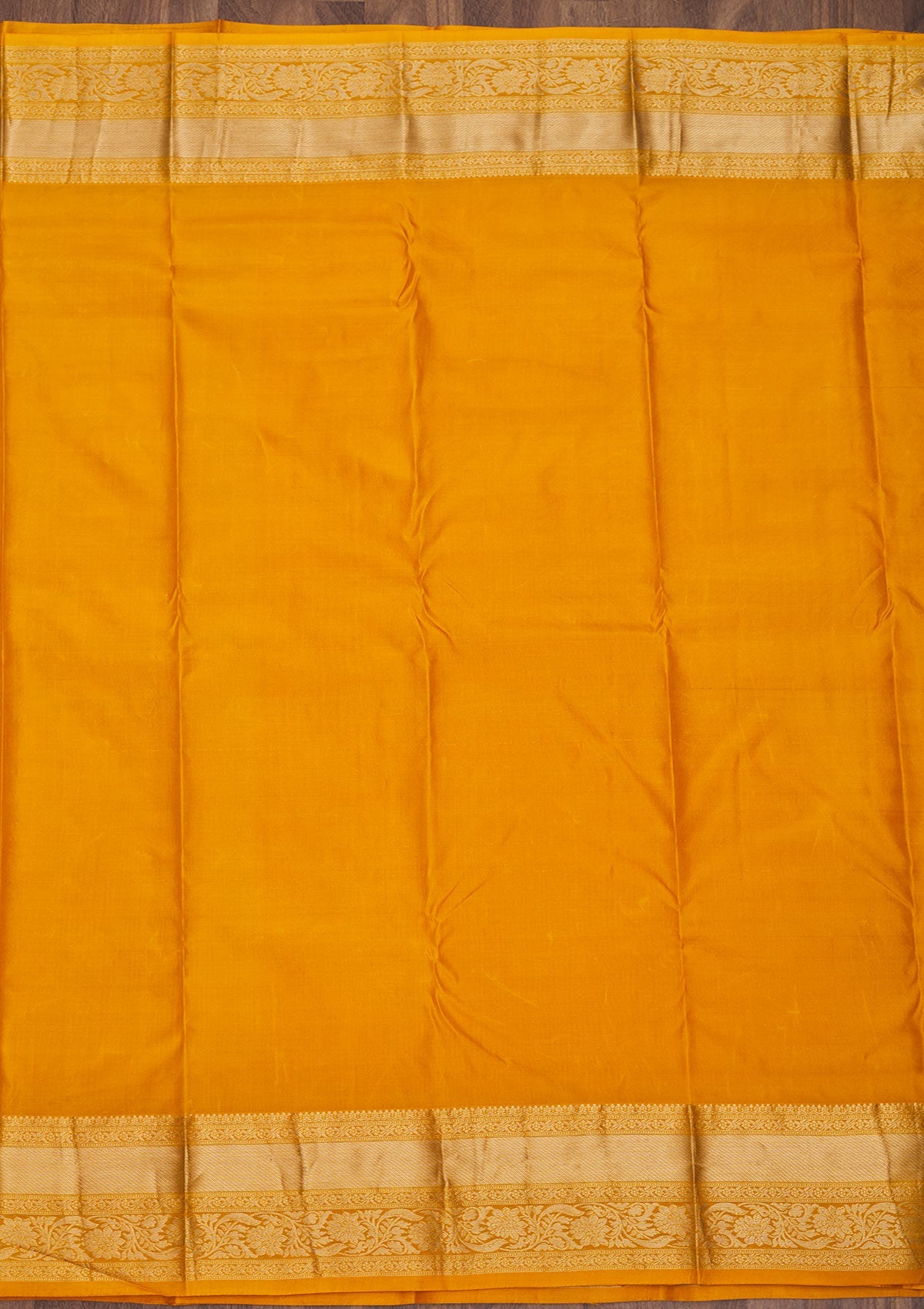 Koskii Mustard Zariwork Pure Silk Saree – Women's - view 7