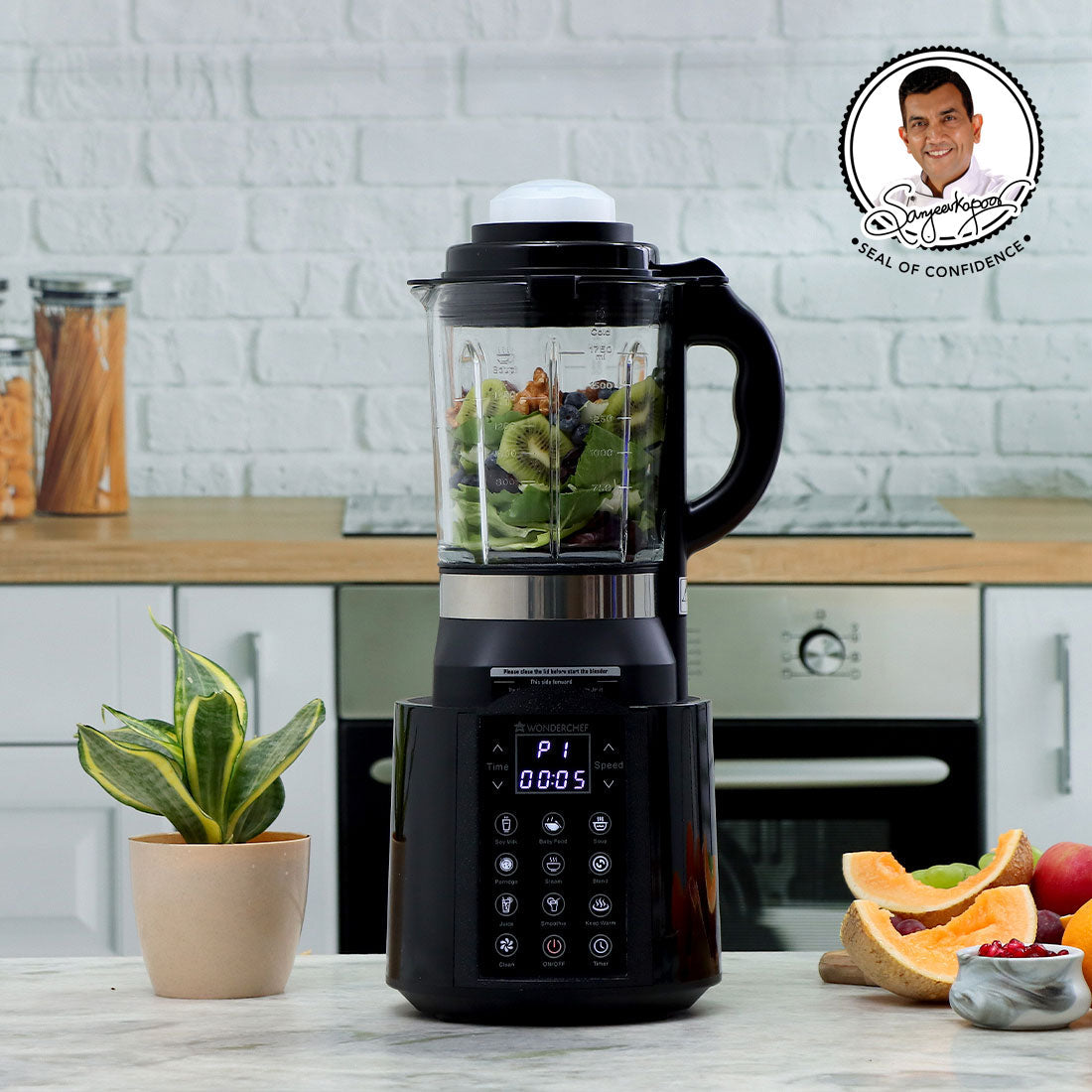 Nutri cook Heater Blender 1250W - BlackTree