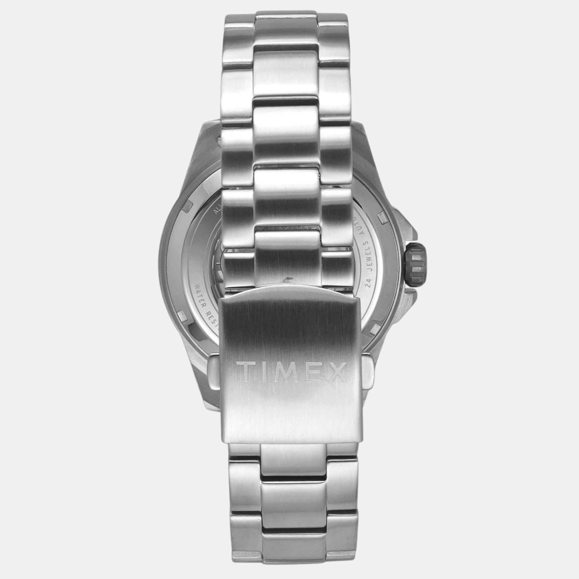 Timex E Class Men Automatic Silver Dial Analog Stainless Steel Watch TWEG24100 - view 5