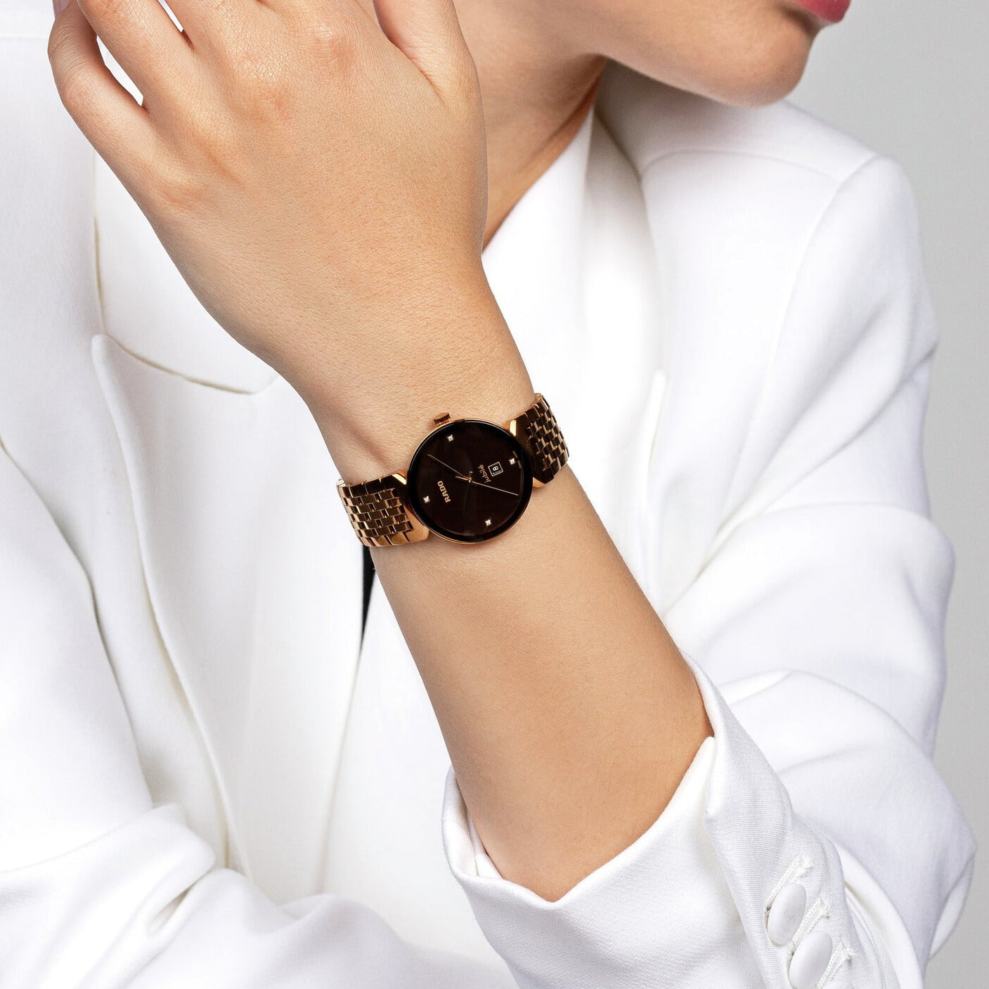 Rado Florence Women Quartz Black Dial Analog Stainless Steel Watch R48917703 - view 3