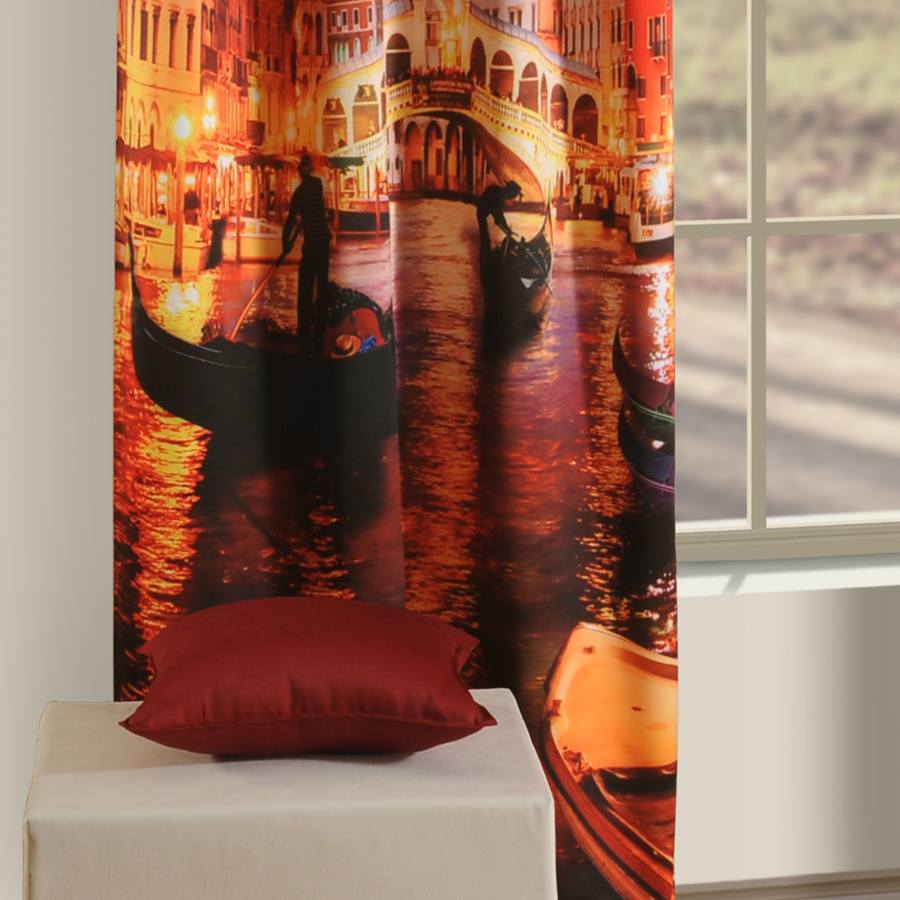 Swayam India Venice Lounge Curtains- 1107 - view 2