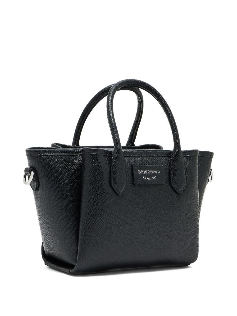Emporio Armani Small Shopper With Palmellato Finish - view 4