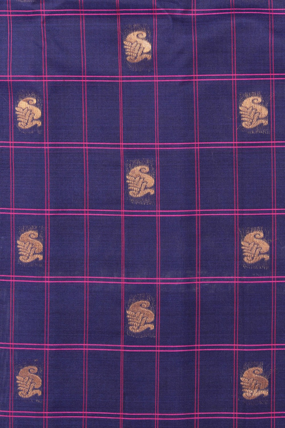 Kalanjali Gadwal Silk Green Kattam Saree – Women's - view 2