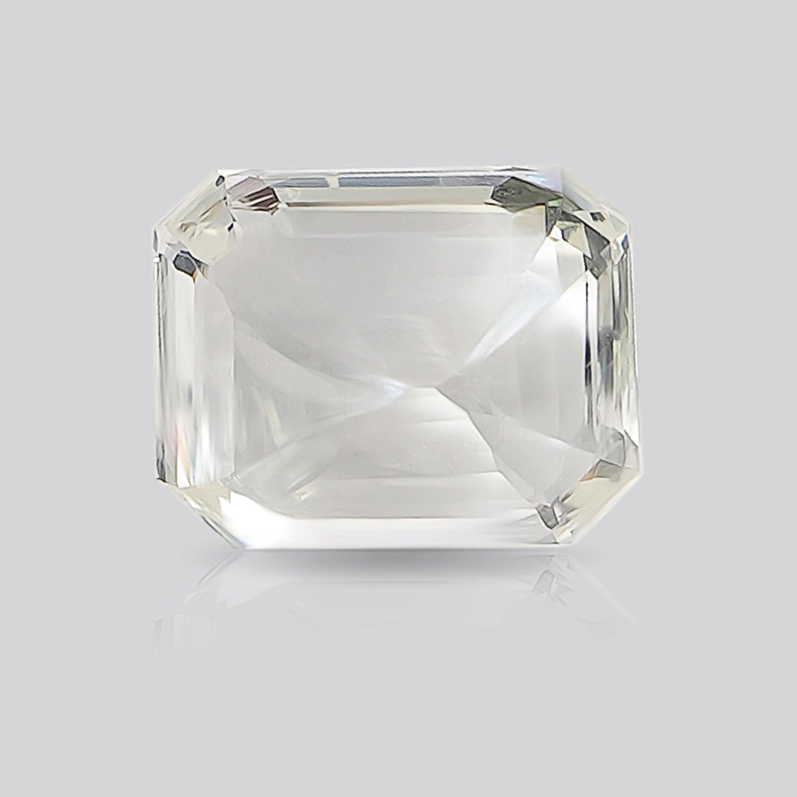 Gemsmantra White Sapphire (6.809 ratti) - view 2