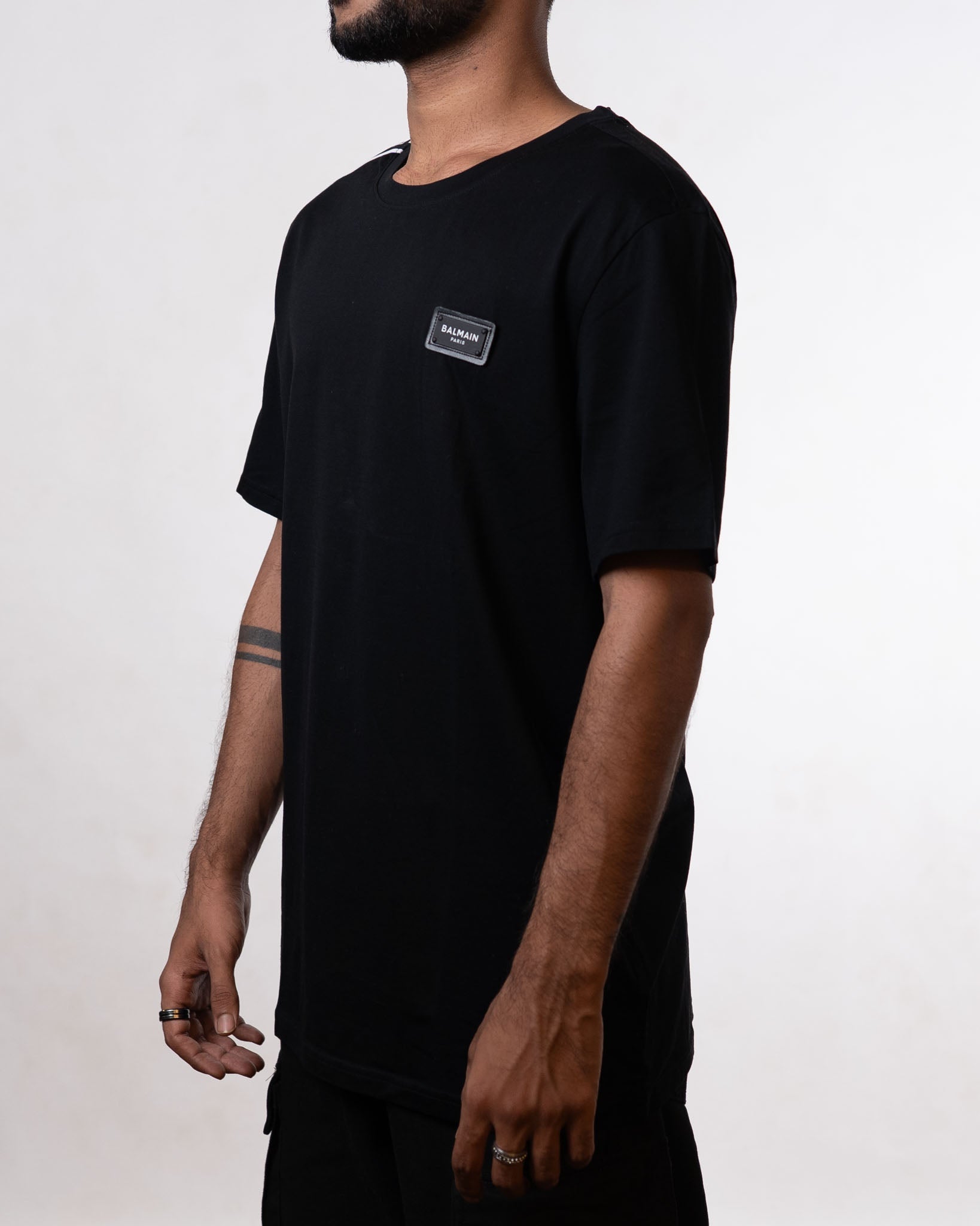 Balmain Paris Basic Black Tee – Multi - view 2