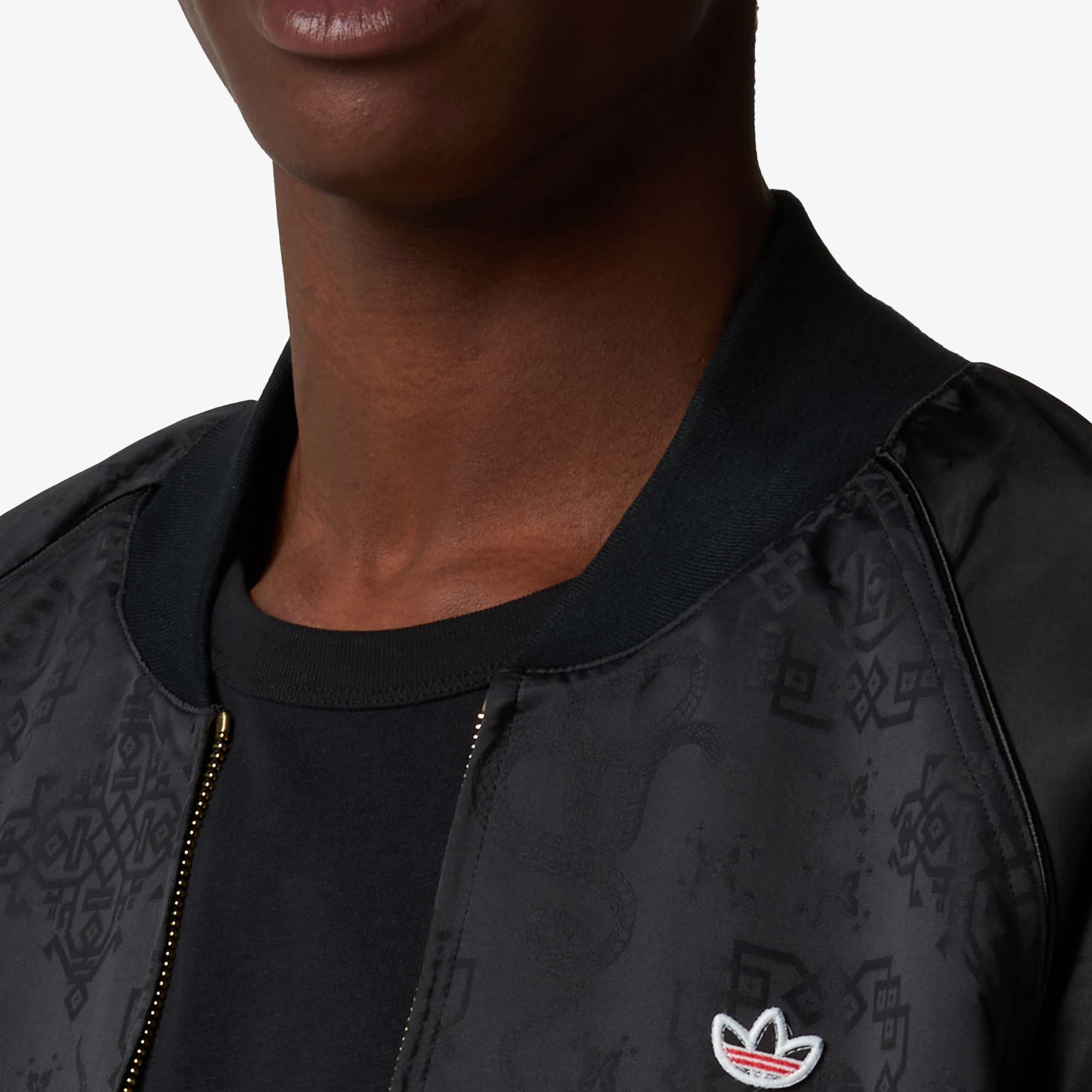 Adidas Originals | Clot Sports Jacket By Edison Chen { Black/black - view 5