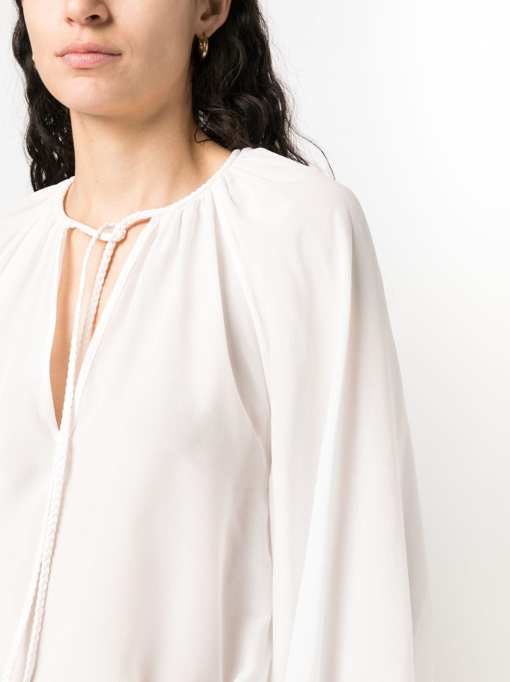 Phaeonia Anita long sleeves blouse – Silk 100% - view 5