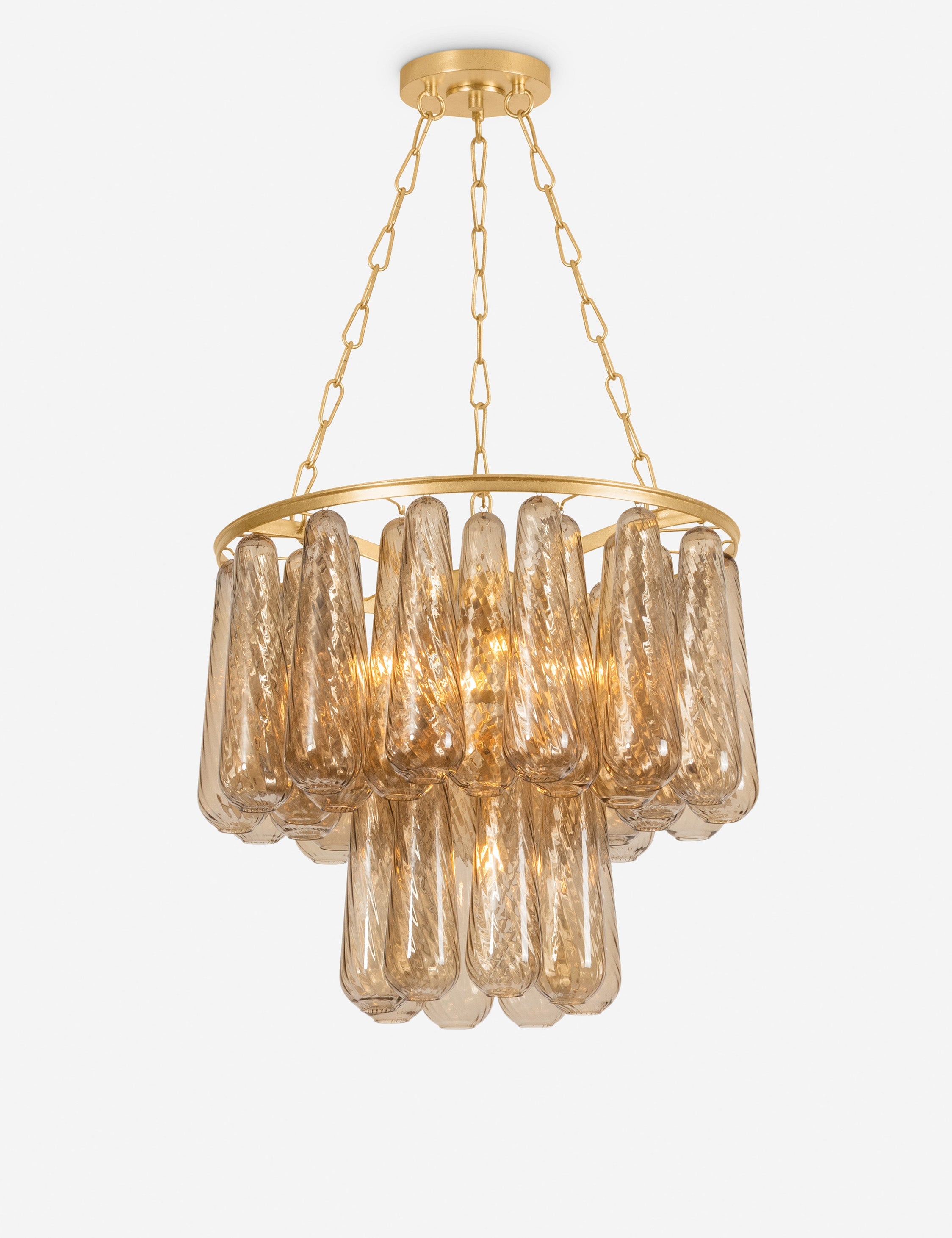 Lulu and Georgia Maytal Chandelier – Gold Leaf - view 2