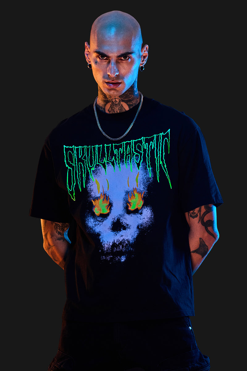 SNITCH Skulltastic Halloween Glow In The Dark T-Shirt