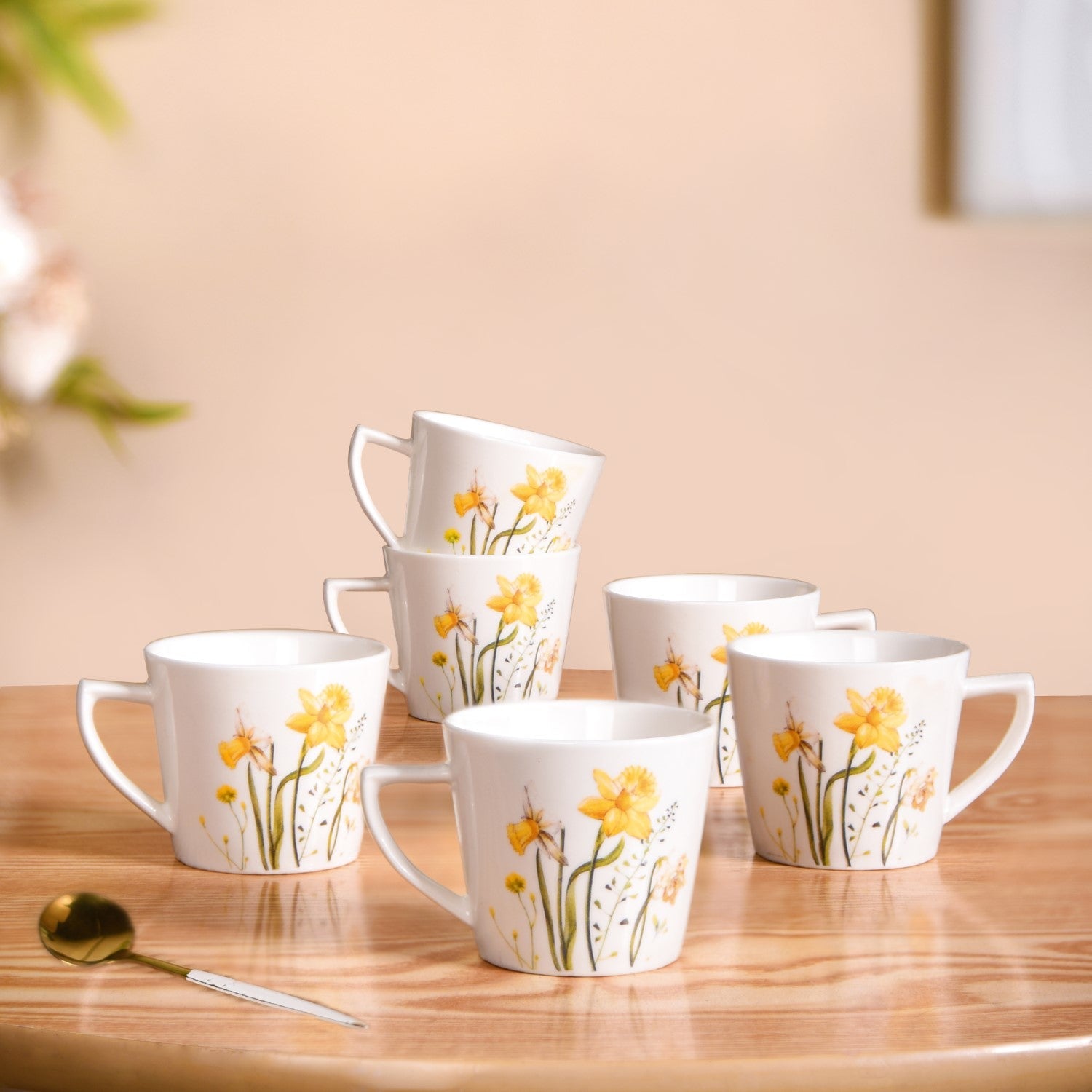 Nestasia Daffodil Delight Tea Cup Set Of 6 150ml - view 2