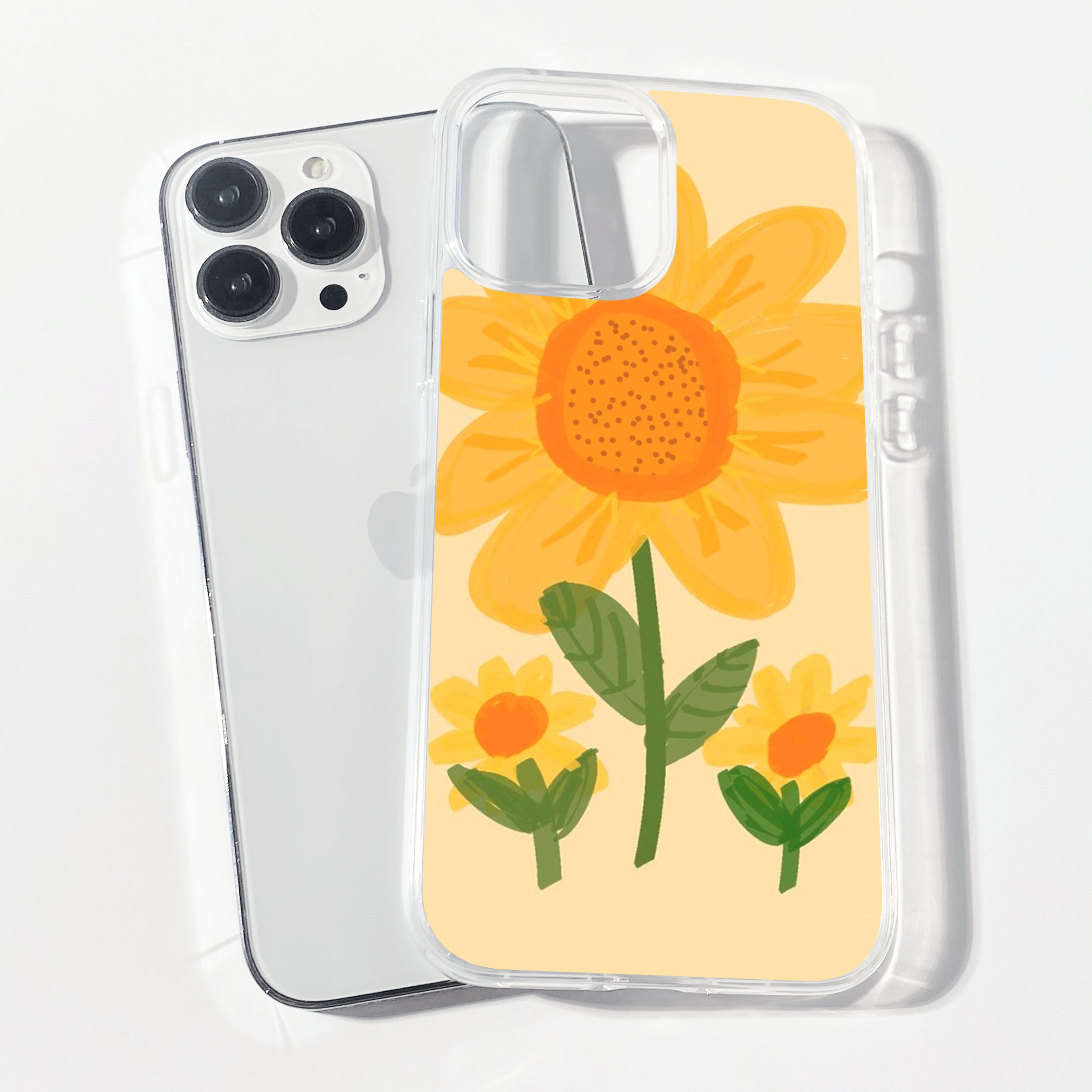 Casebasket Sunlit Bliss Clear Silicone Phone Cover