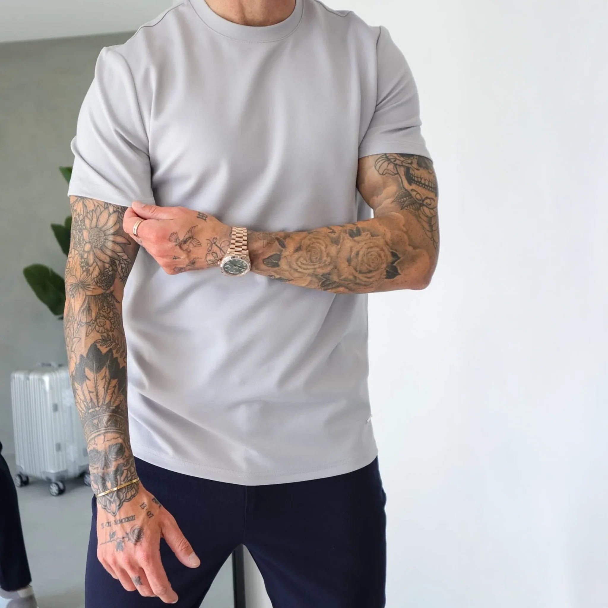 Belier Premium Pebble T Shirt – Grey - view 2