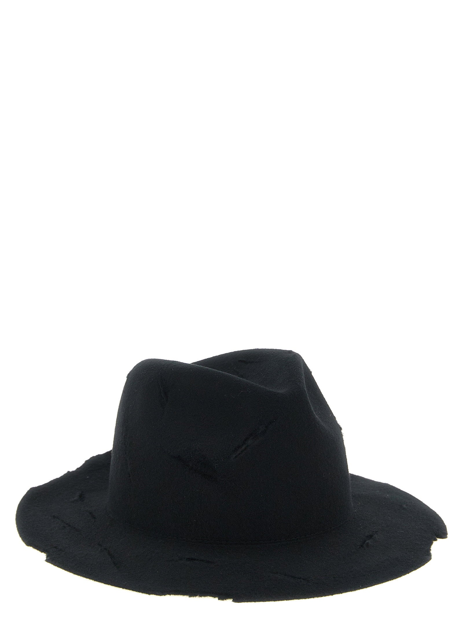Yohji Yamamoto Cut-out Hat – 100% wool - view 2