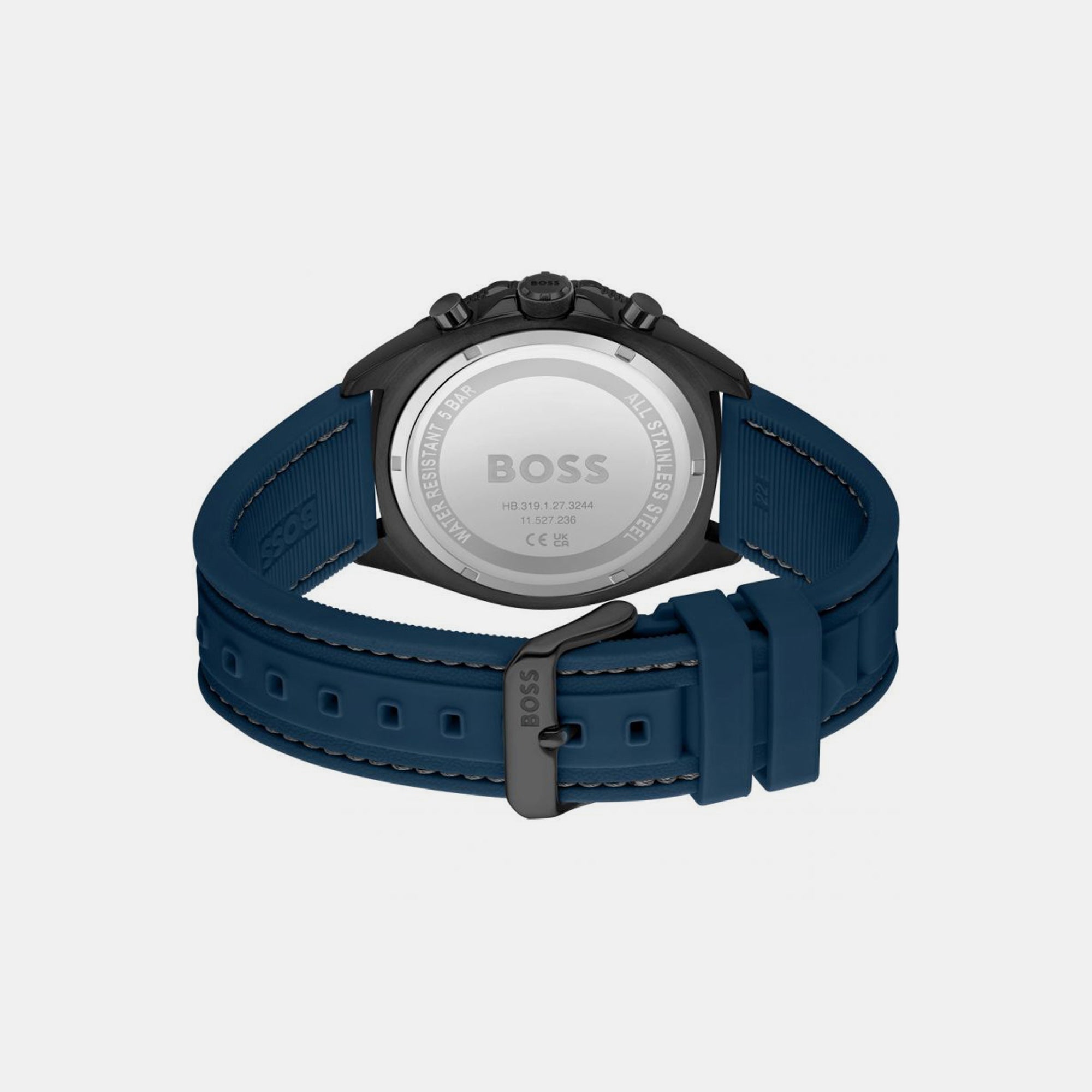 Boss Energy Men Quartz Black Dial Chronograph Silicone Watch 1513972 - view 3
