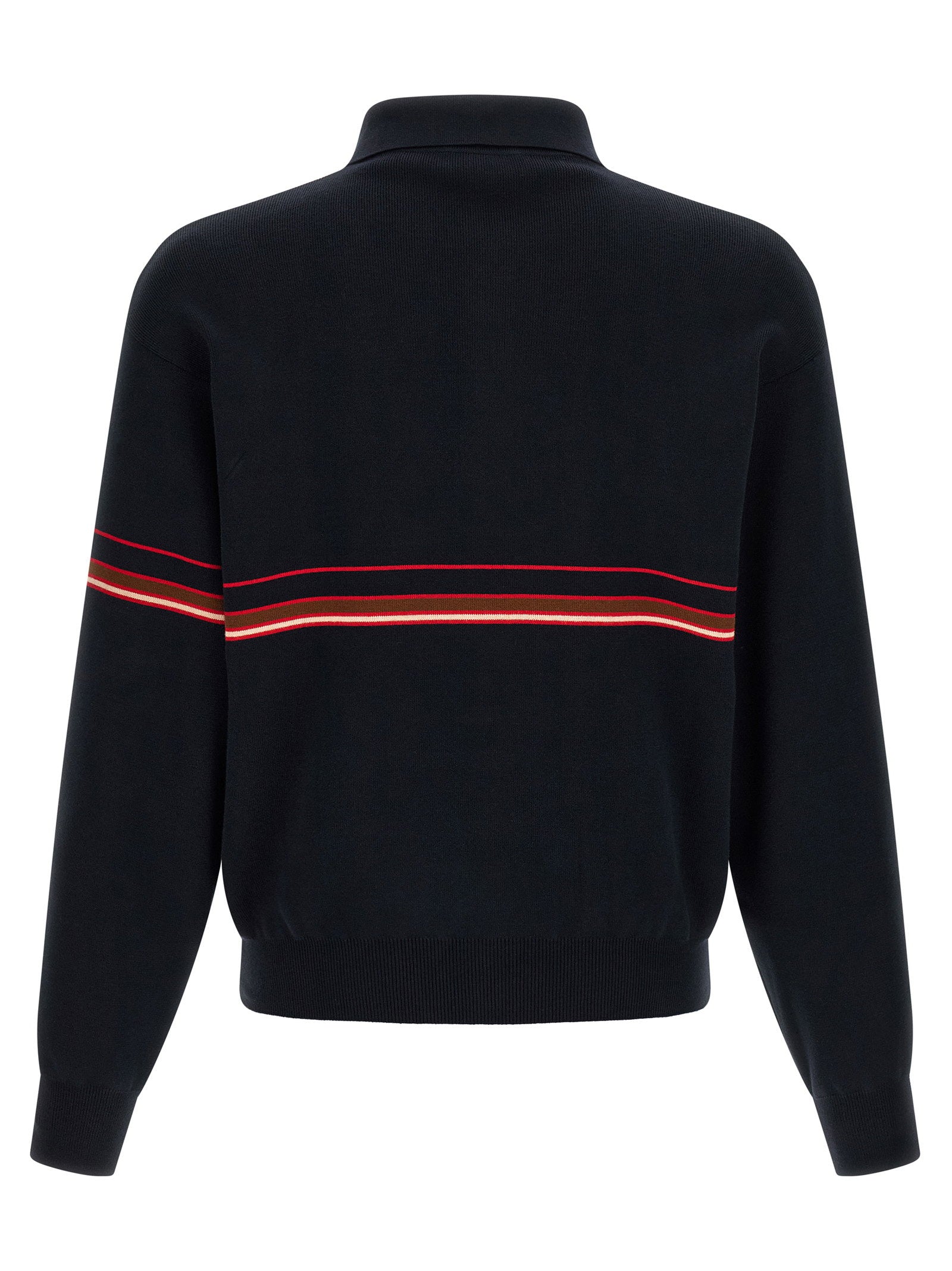 Versace Inlaid Striped Polo Shirt – 100% cotton - view 2