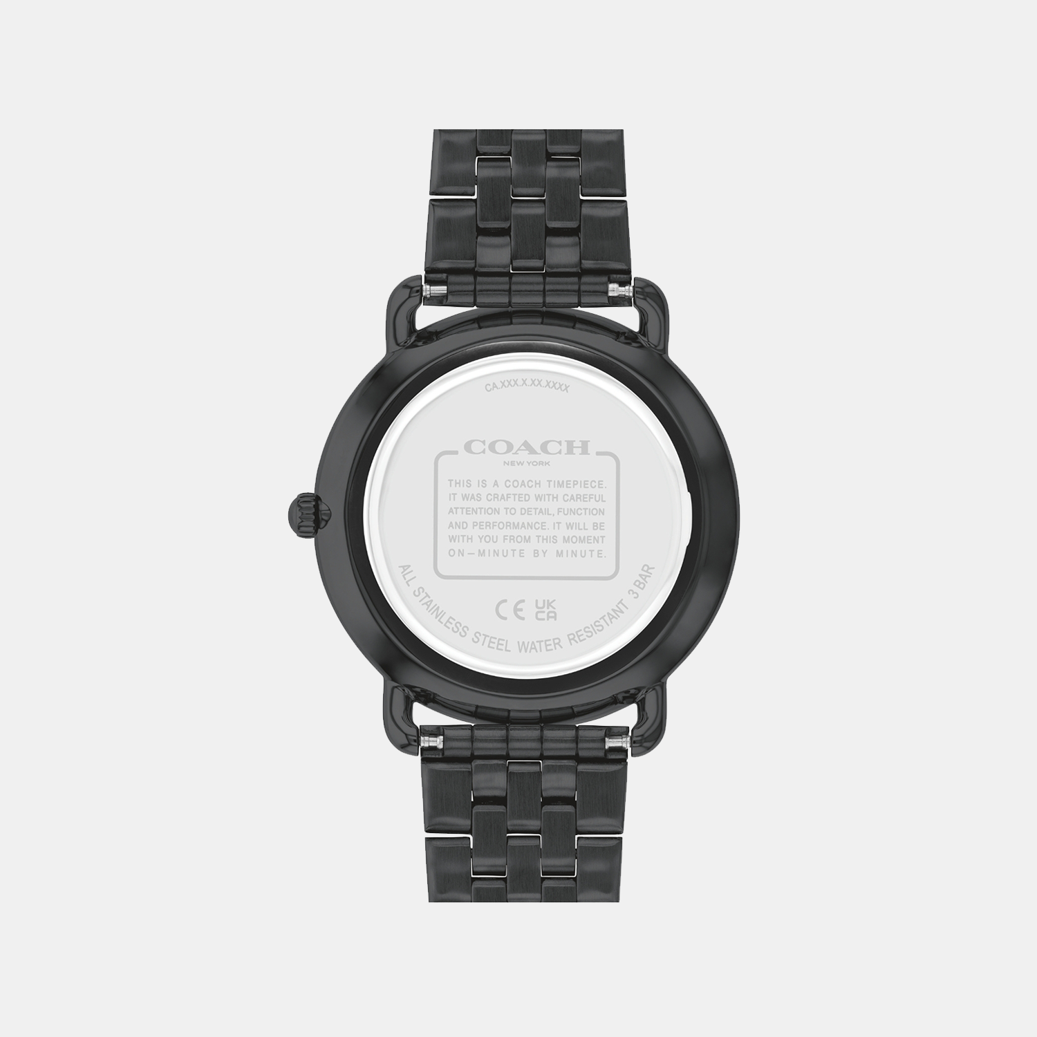 Coach Elliot Men Quartz Black Dial Analog Stainless Steel Watch 14602670 - view 3