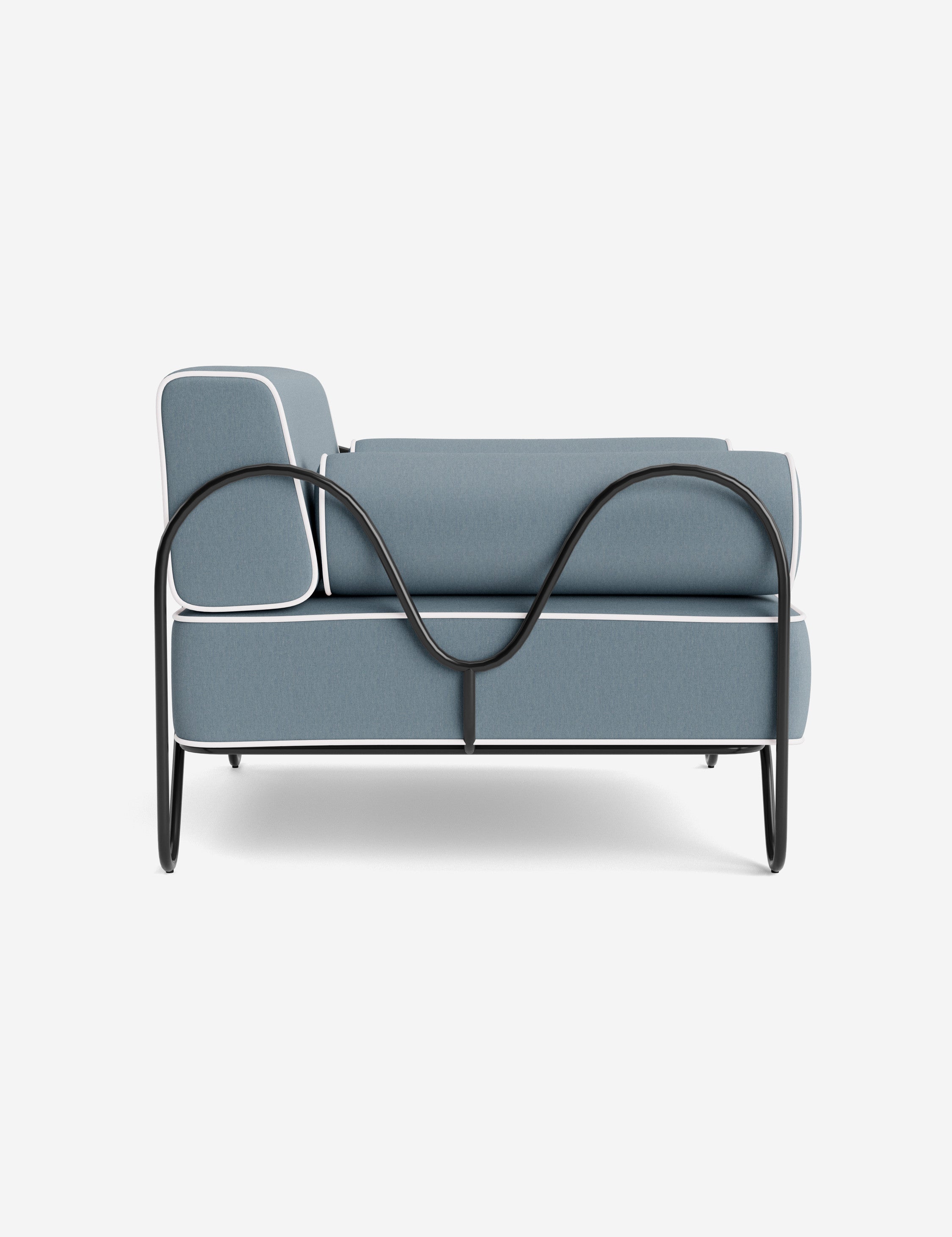 Lulu and Georgia Peggy Outdoor Accent Chair Cushion by Sarah Sherman Samuel - view 62