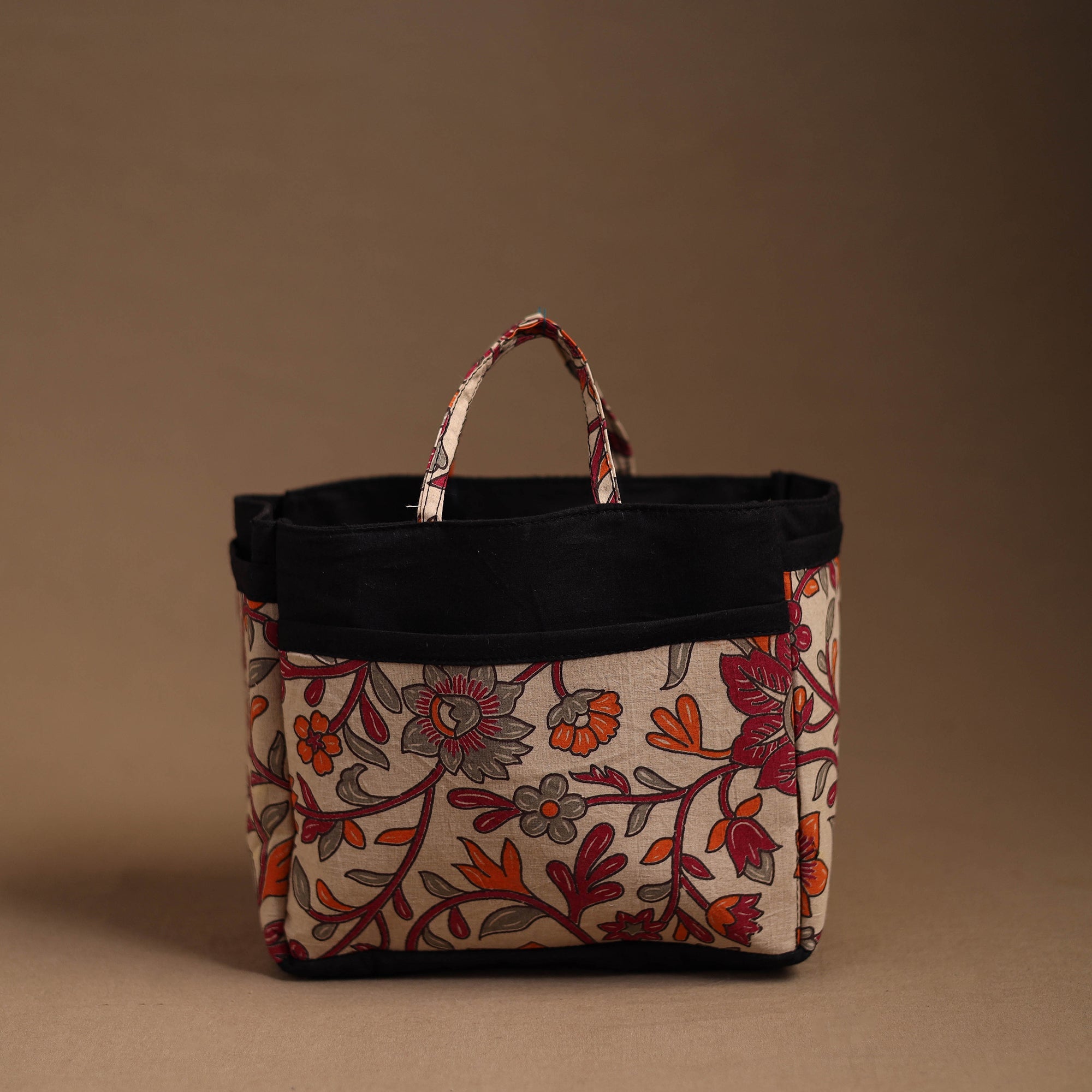 NOORI BAZAR Beige - Handmade Cotton Multipurpose Cosmetic/Toiletry Bag 18