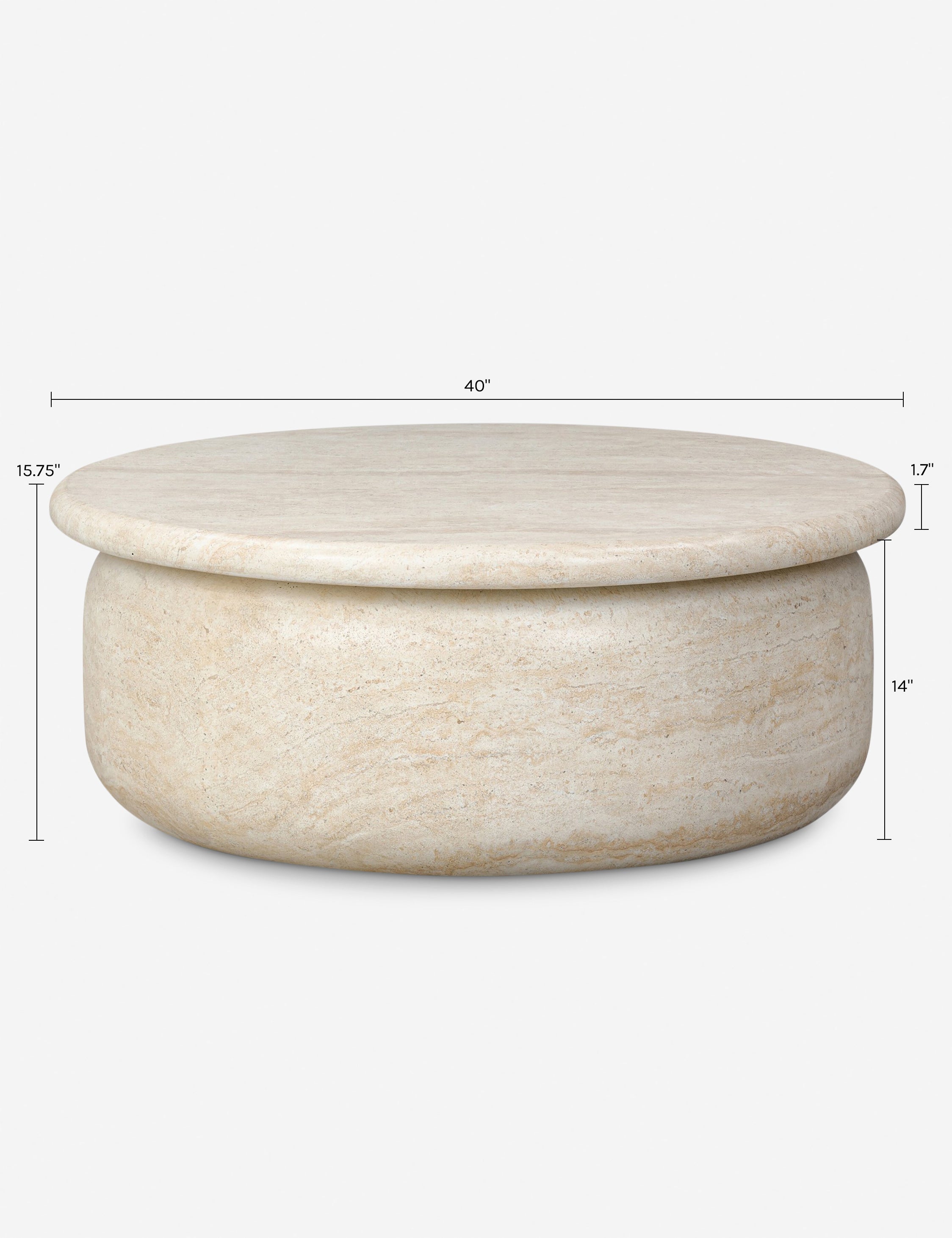 Lulu and Georgia Dayna Coffee Table by Amber Lewis x Four Hands - view 8