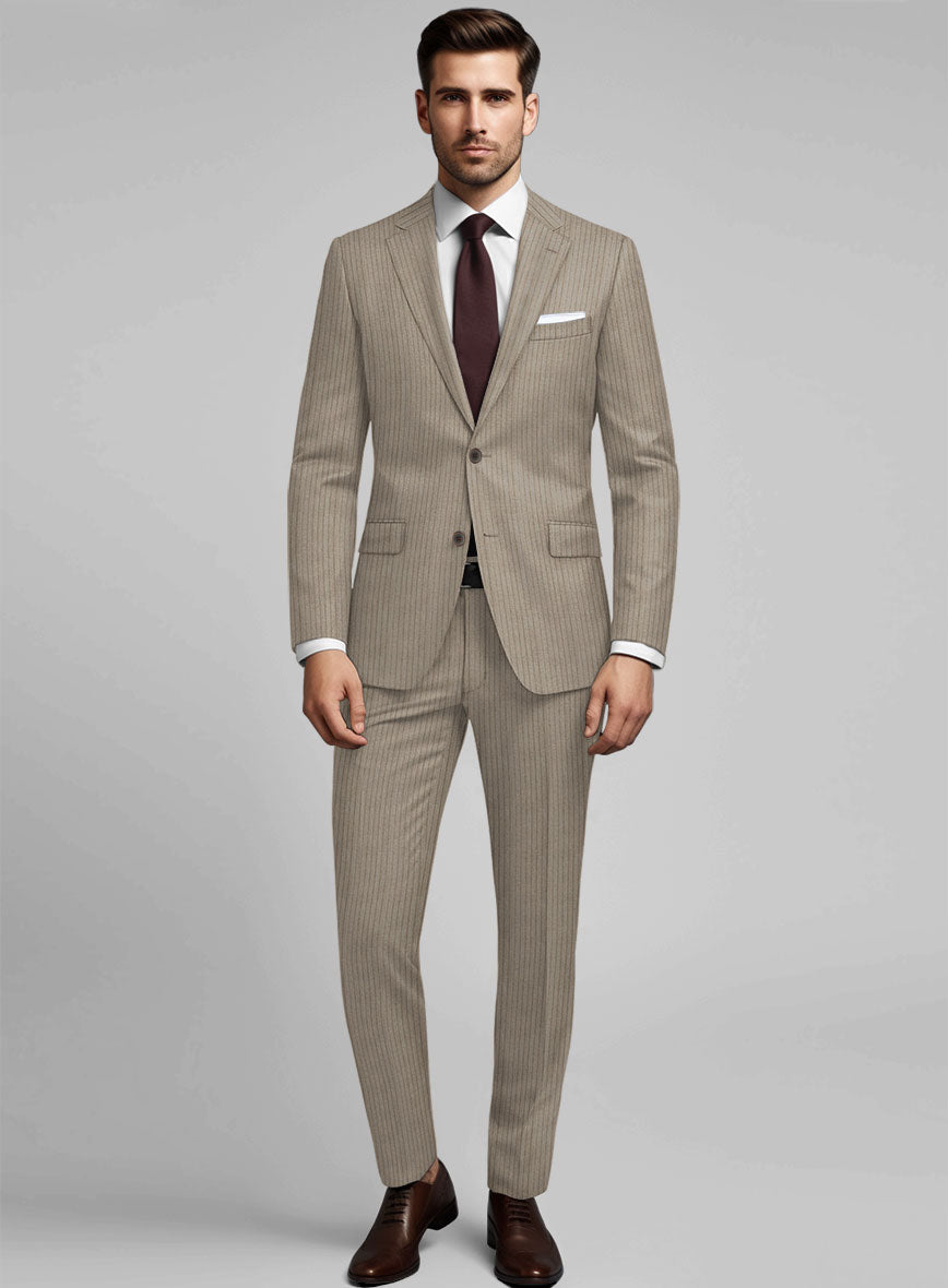 StudioSuits Reda Tibaro Brown Stripe Wool Suit - view 2