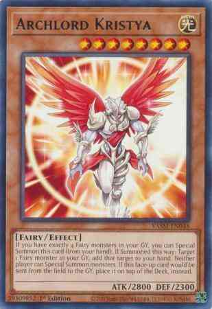 Yu-Gi-Oh! Archlord Kristya - VASM-EN048 - Rare - 1st Edition
