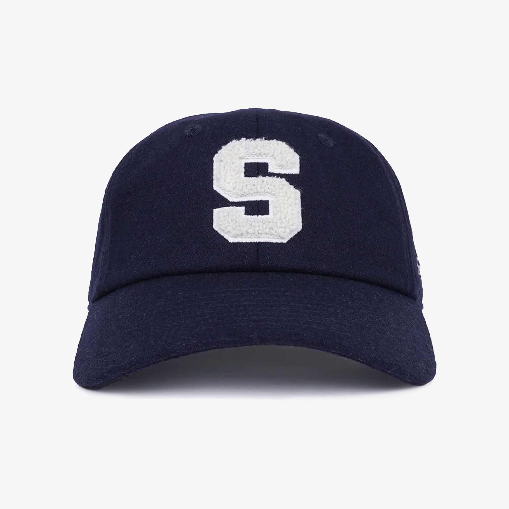 Sporty & Rich | Boucle S Wool Cap { Navy