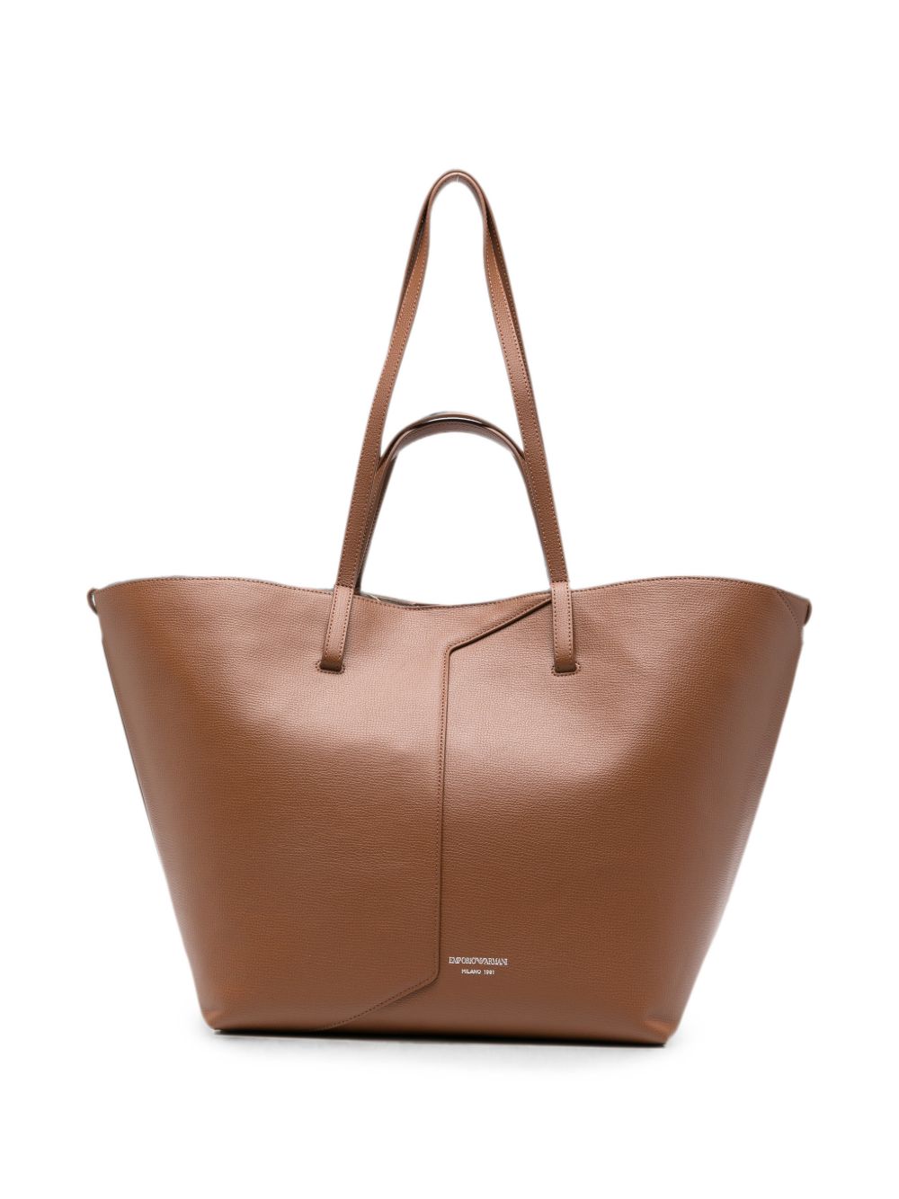 Emporio Armani Leather Tote Bag – 100% Bovine Leather