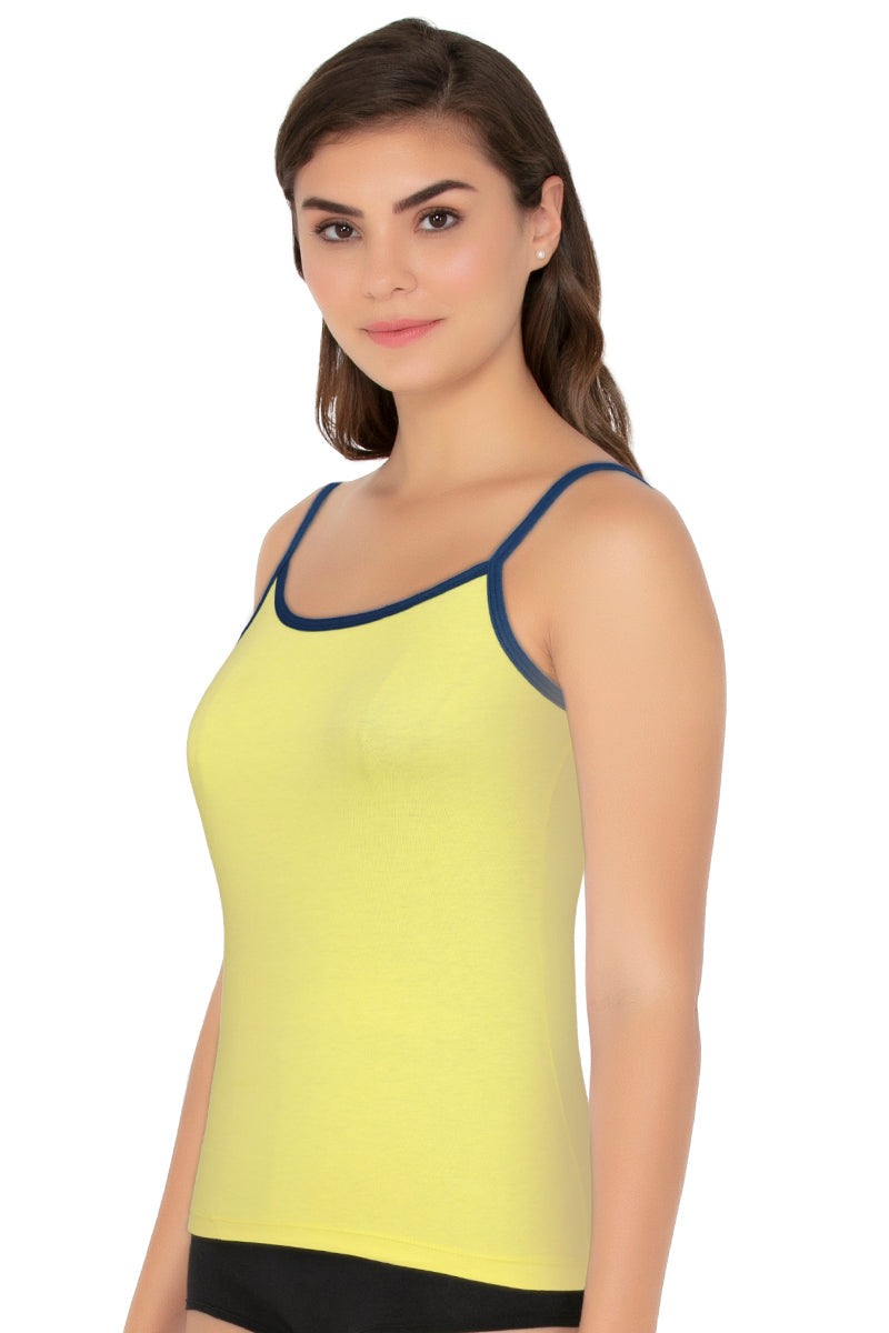 Amante Cotton Camisole - Lime - view 2