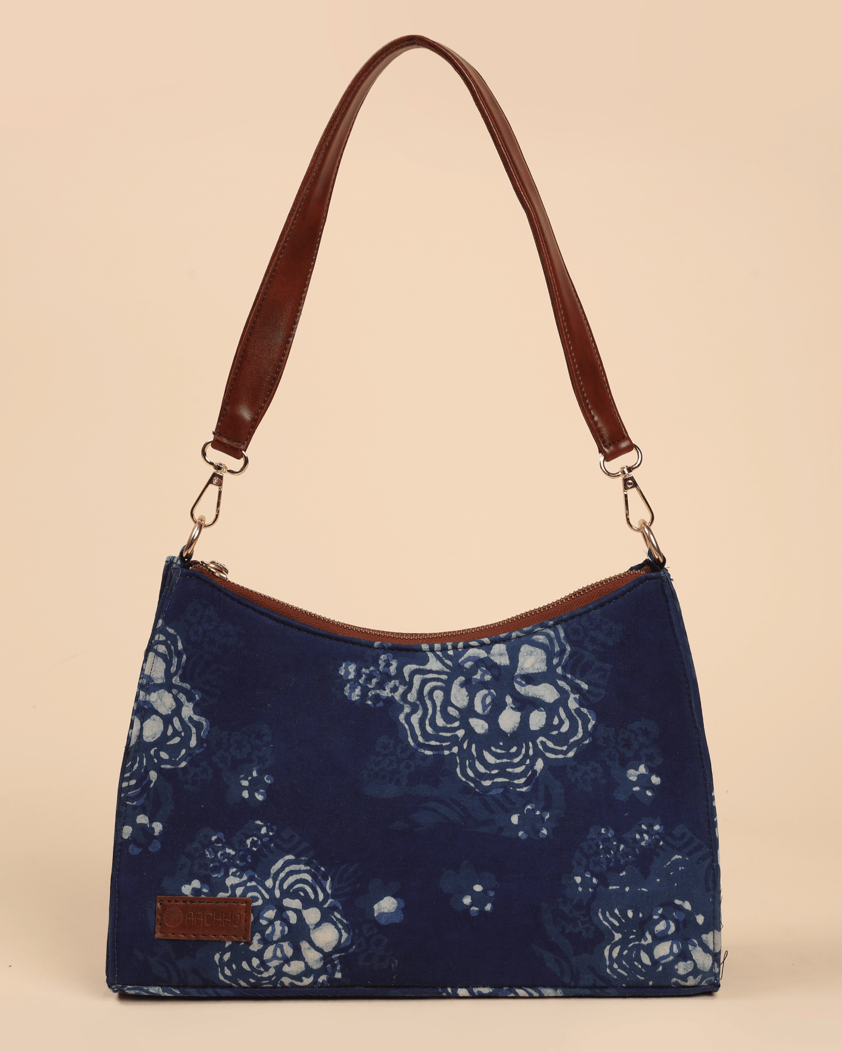 Aachho Enigma Handblock Baguette Bag