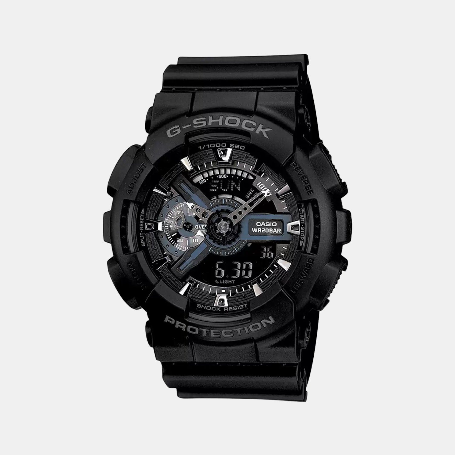 Casio G-Shock Men Quartz Black Dial Analog-Digital Resin Watch G317