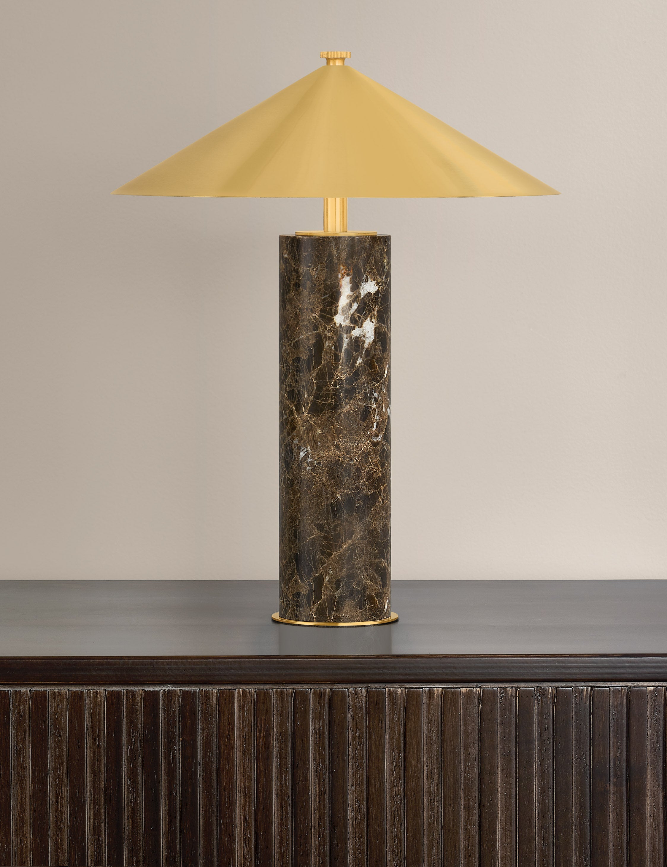 Lulu and Georgia Sadra Cordless Table Lamp – Aged Brass - view 2