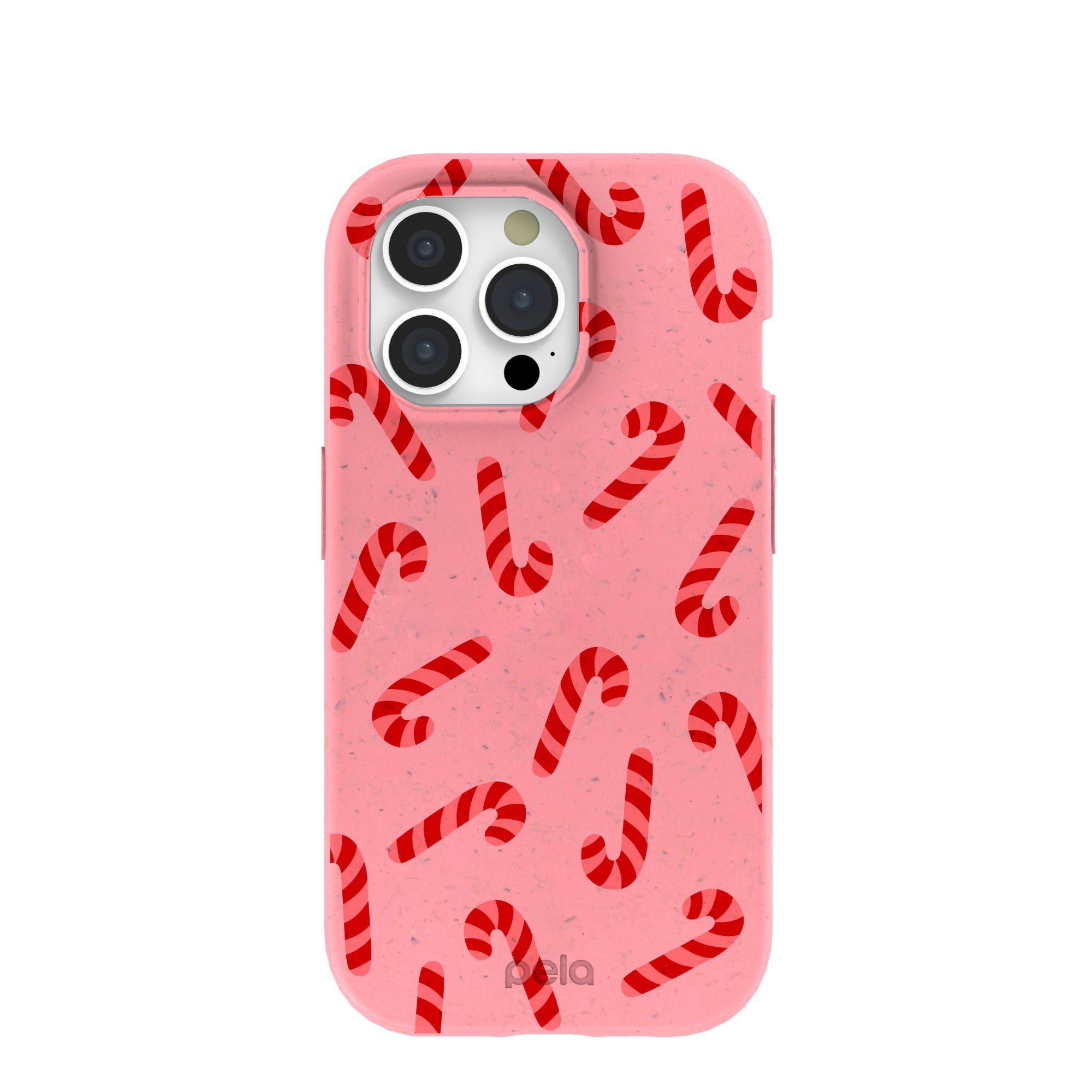 BlackTree Bubblegum Pink Candy Cane Chaos iPhone 15 Pro Case