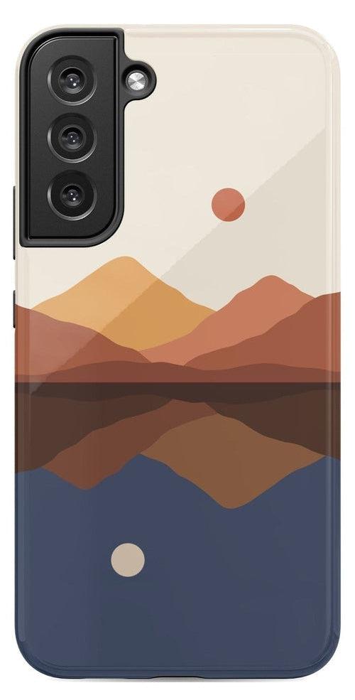 Casetry Opposites Attract | Day & Night Colorblock Mountains Samsung Case - view 7