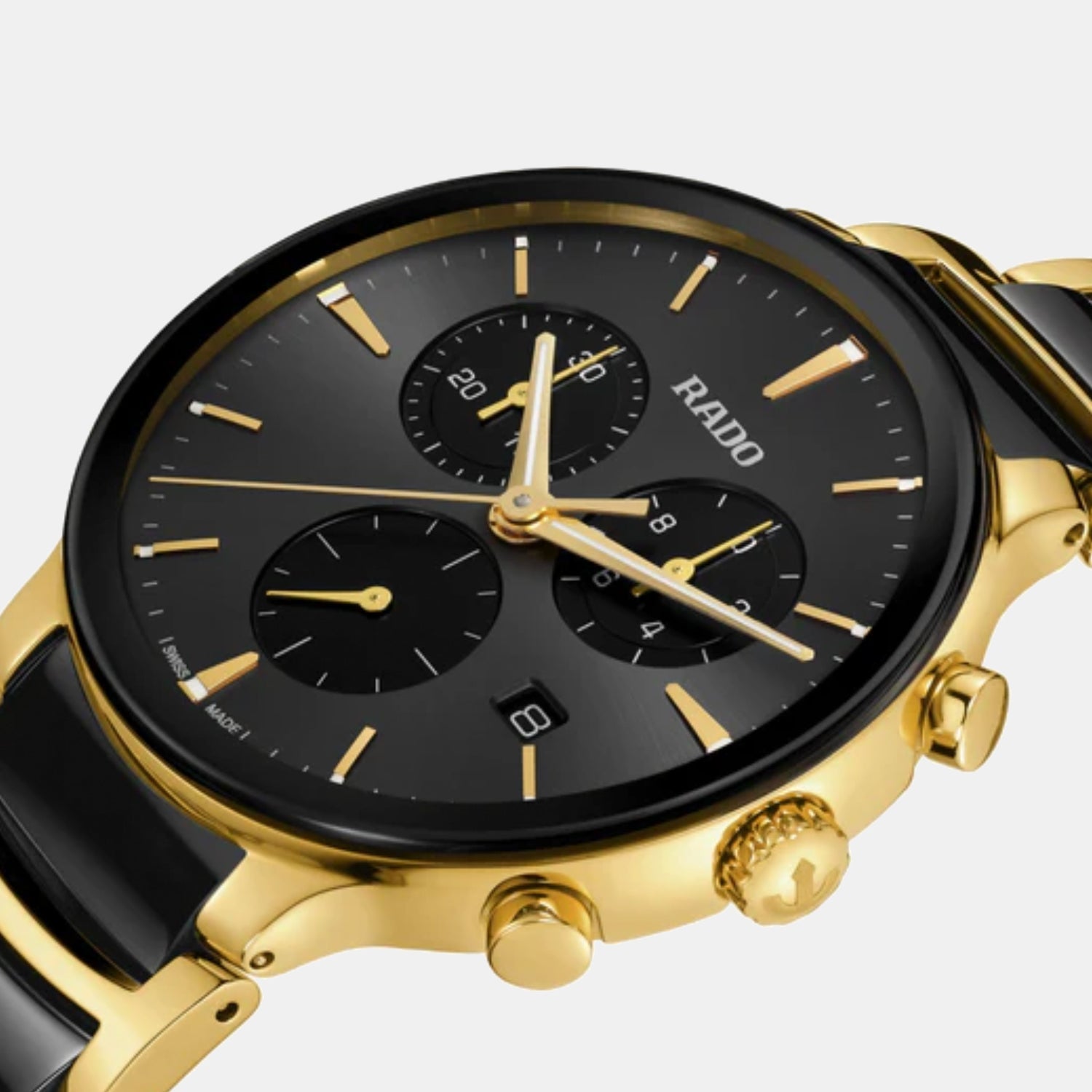 Rado Centrix Unisex Automatic Black Dial Analog Ceramic Watch R30211152 - view 2