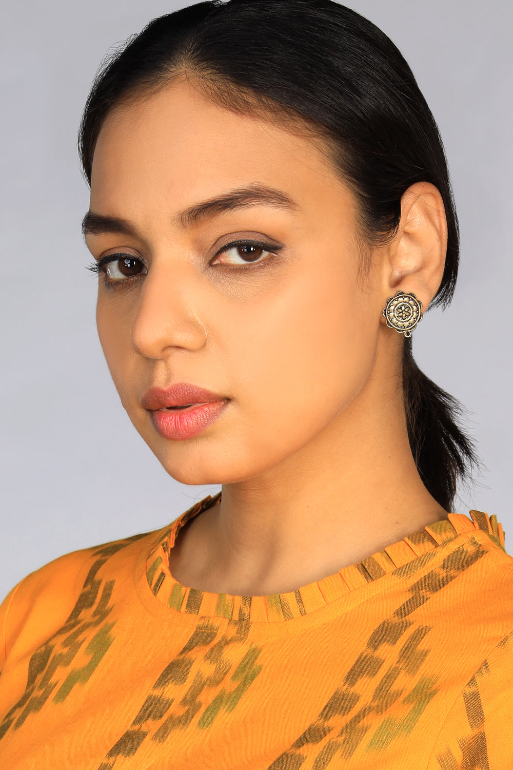 Kalanjali Ethnics Cotton Pochampally Ikat kurti - view 9